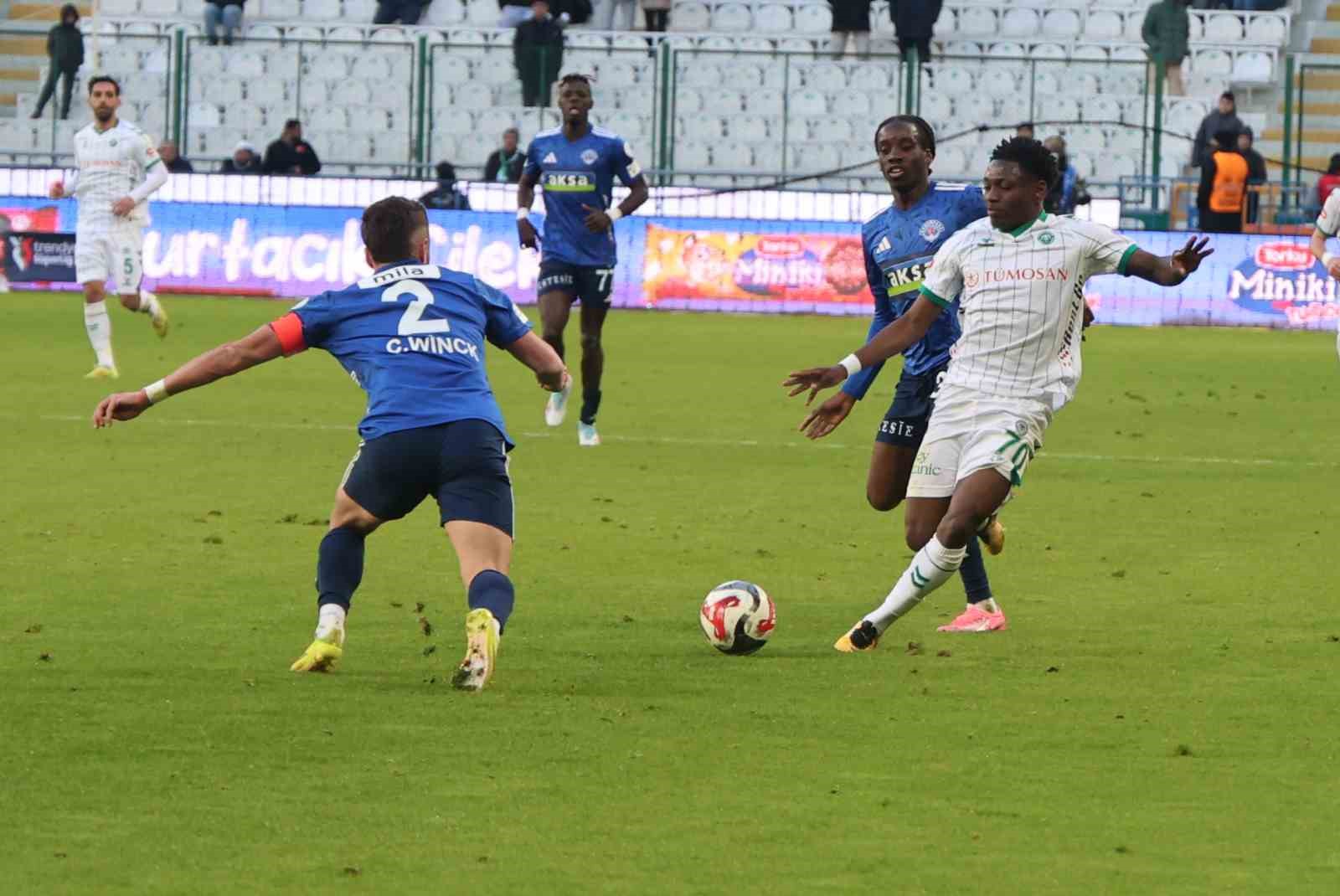 Trendyol Süper Lig: Konyaspor: 1 - Kasımpaşa: 1 (Maç sonucu)
