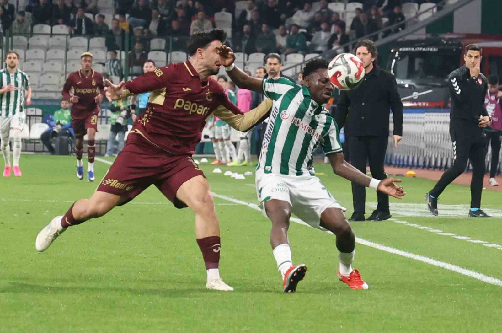 Trendyol Süper Lig: Konyaspor: 2 - Trabzonspor: 1 (Maç sonucu)
