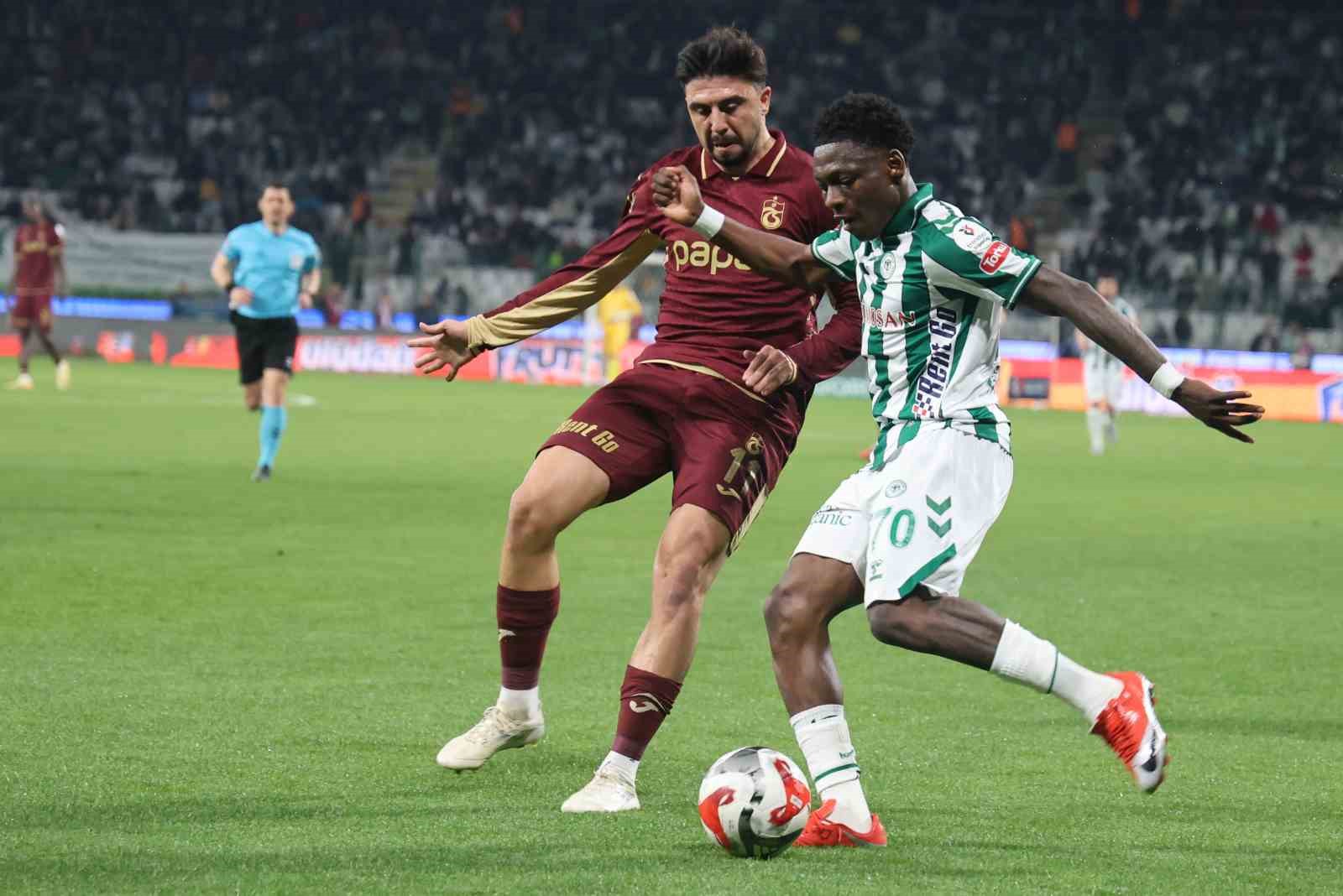 Trendyol Süper Lig: Konyaspor: 2 - Trabzonspor: 1 (Maç sonucu)
