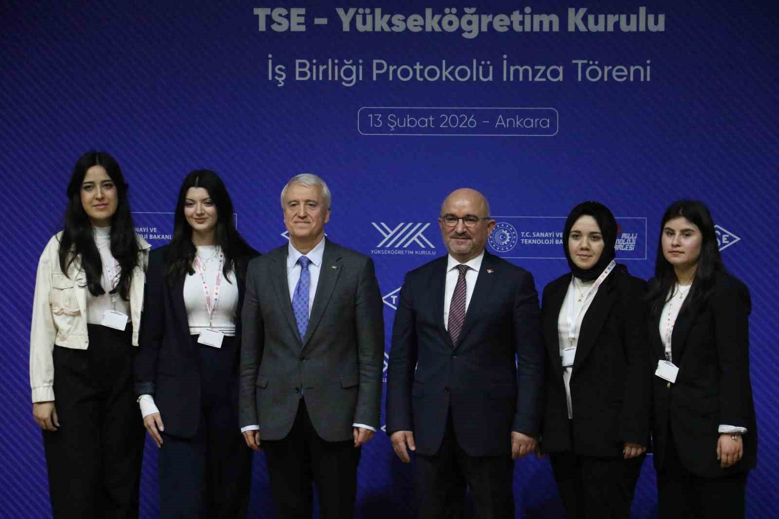 TSE Yönetim Kurulu Başkanı Şahin: "Üniversitelerimizin akademik kapasitesi ile TSE’nin kurumsal tecrübesini aynı hedef doğrultusunda buluşturuyoruz"
