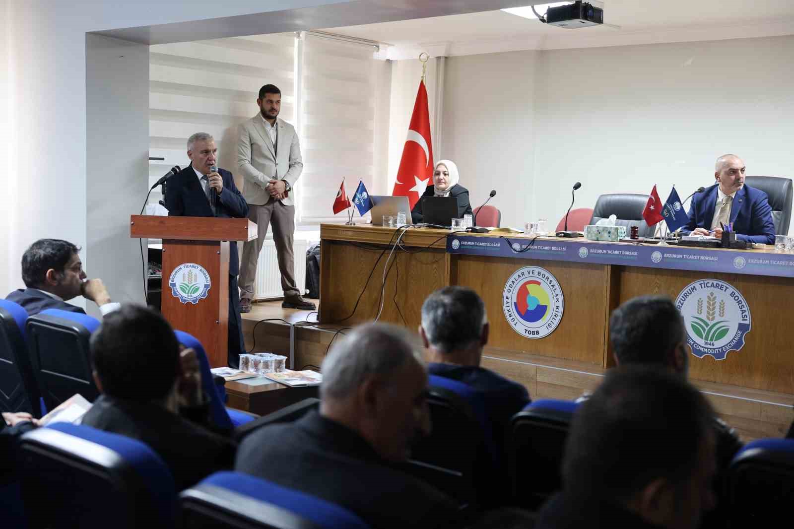 TSKGV Erzurum Bölge Temsilcisi Ahmet Avcı, ETB meclisine konuk oldu
