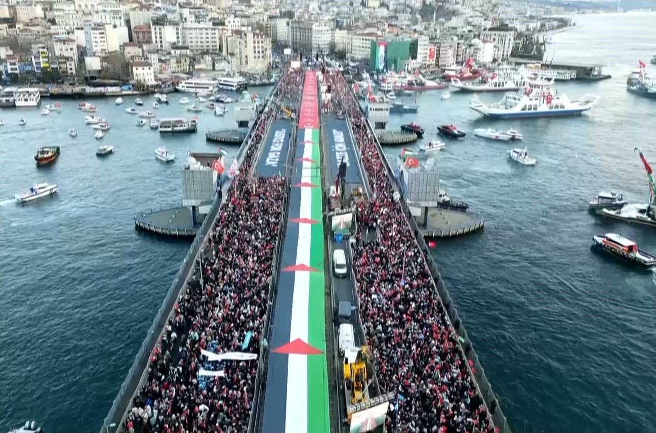 TÜGVA Başkanı Beşinci: (Filistin)" Toprağa girene kadar durmayacağız, zalimlerden olmayacağız, sizleri asla unutmayacağız"
