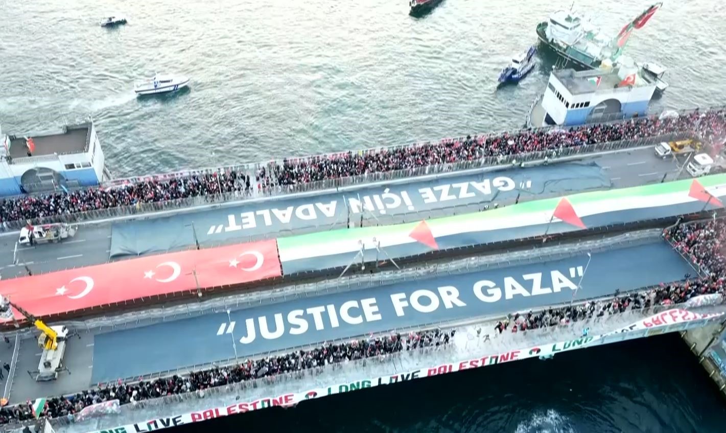 TÜGVA Başkanı Beşinci: (Filistin)" Toprağa girene kadar durmayacağız, zalimlerden olmayacağız, sizleri asla unutmayacağız"
