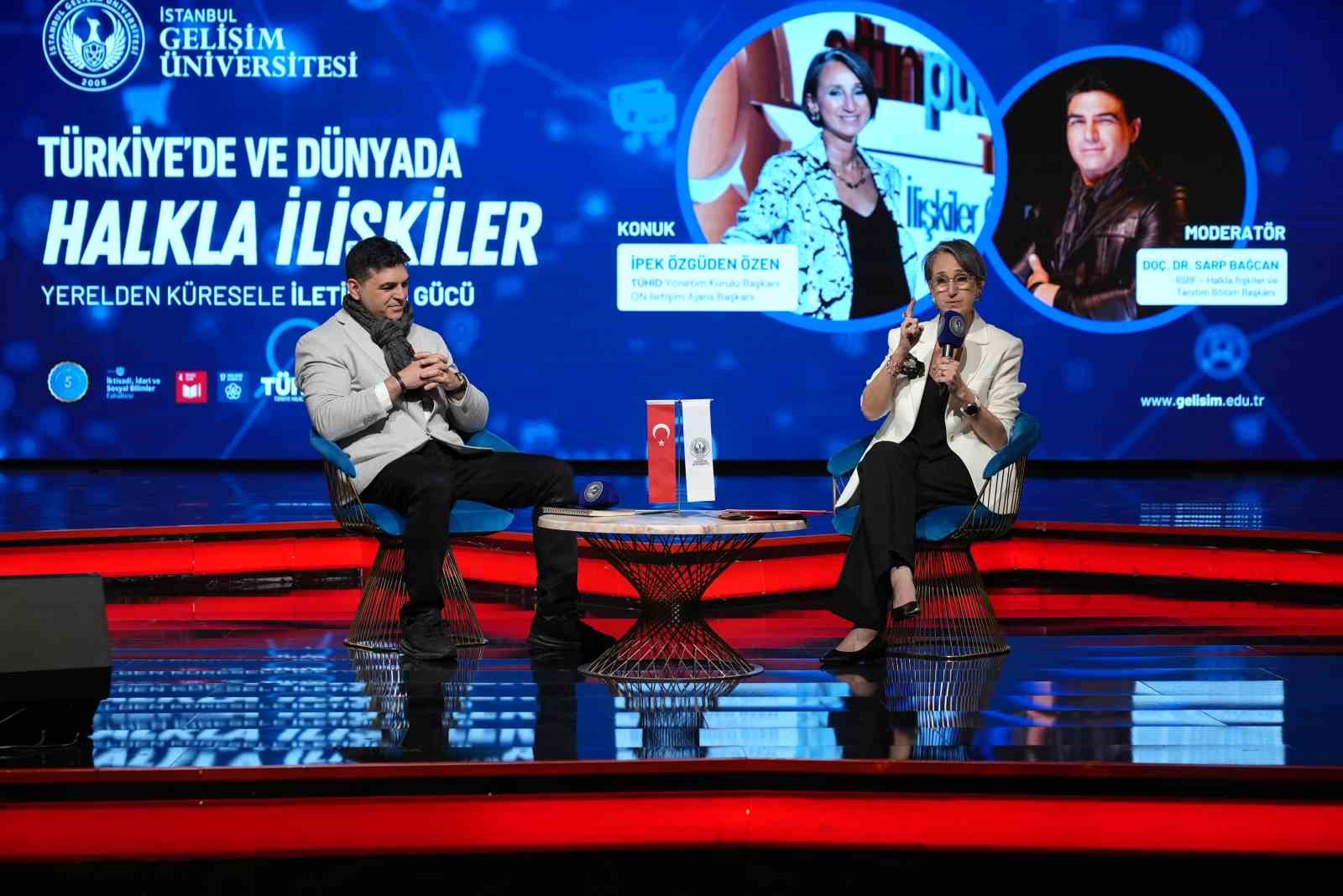 TÜHİD Başkanı İpek Özgüden Özen, İstanbul Gelişim Üniversitesi’nde halkla ilişkilerin geleceğini anlattı
