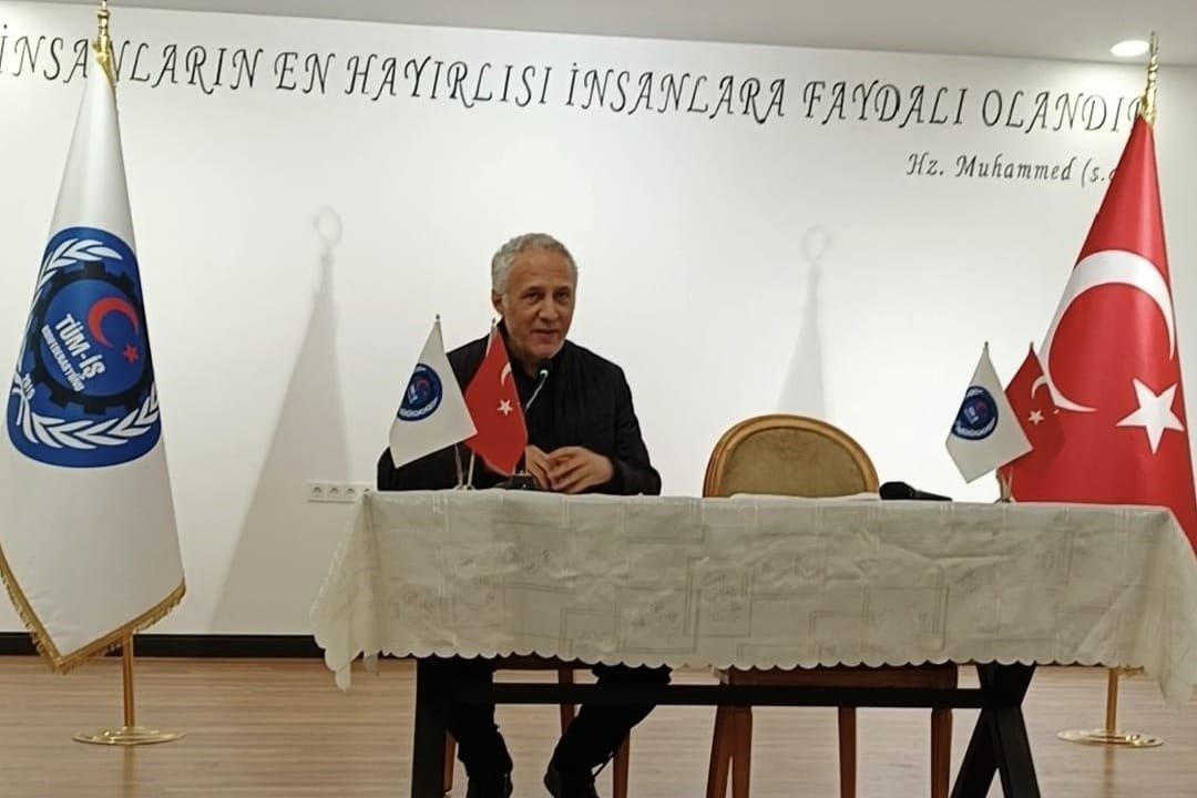 Tüm İş Konfederasyonu ve bağlı sendikaları iftarda buluştu
Tüm İş Konfederasyonu ve bağlı sendikaları iftarda buluştu