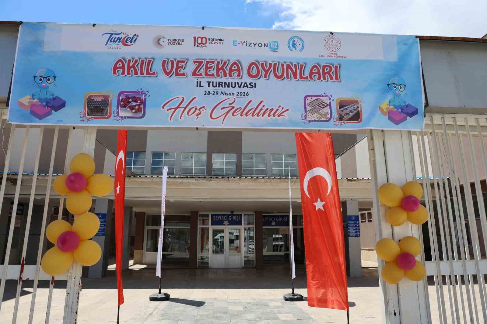 Tunceli’de akıl ve zeka oyunları il turnuvası düzenlendi
