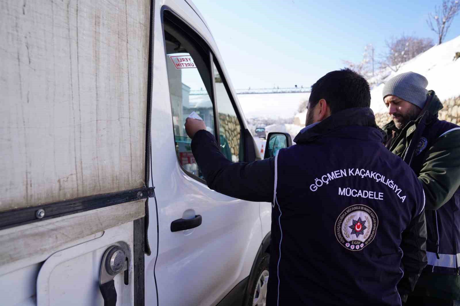Tunceli’de düzensiz göçle mücadelede huzur uygulaması yapıldı
