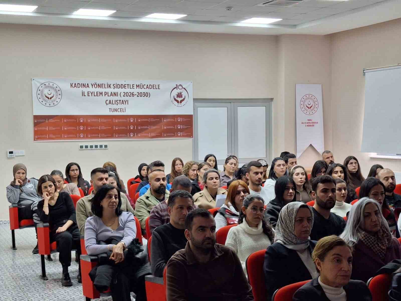 Tunceli’de kadına yönelik şiddetle mücadelede yerel yol haritası belirlendi
