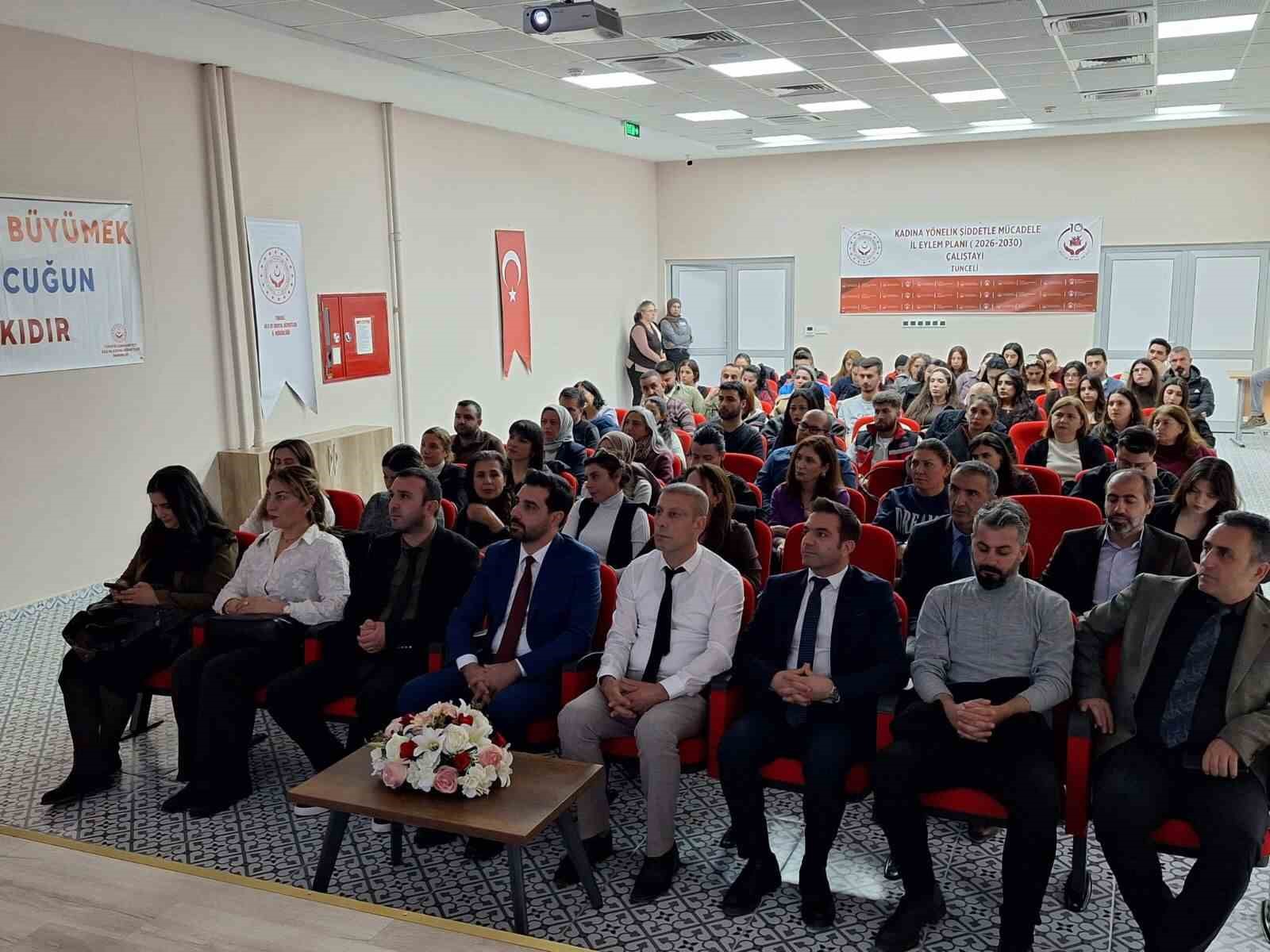 Tunceli’de kadına yönelik şiddetle mücadelede yerel yol haritası belirlendi
