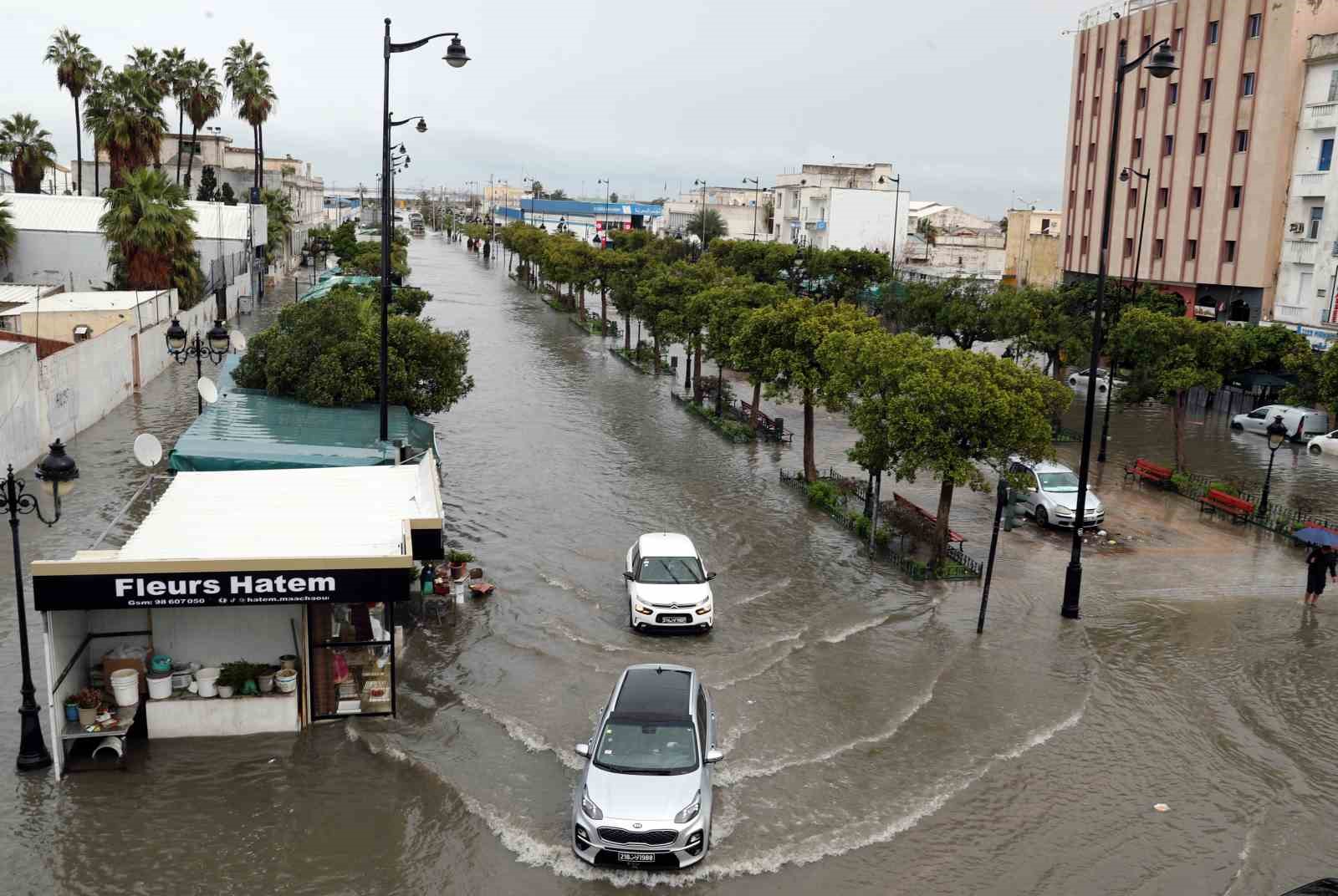 Tunus’ta son 76 yılın en şiddetli yağışı: 4 ölü
