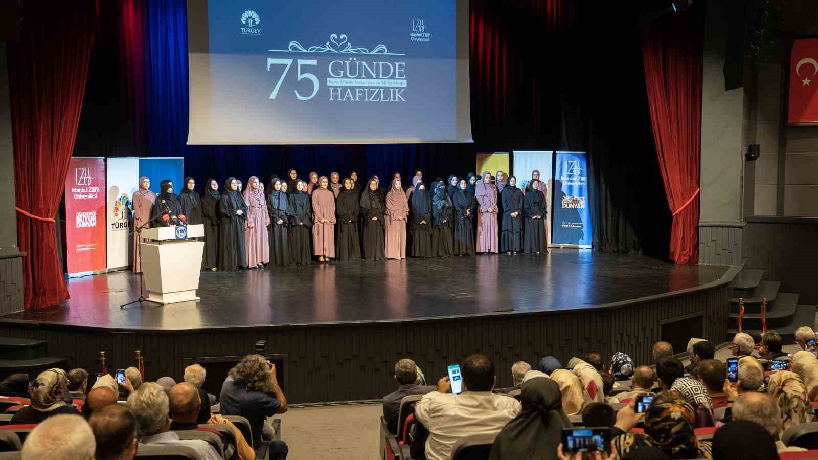 TÜRGEV 2025-2026 eğitim yılı hafızlık destek programında 7 öğrenci hafız oldu
