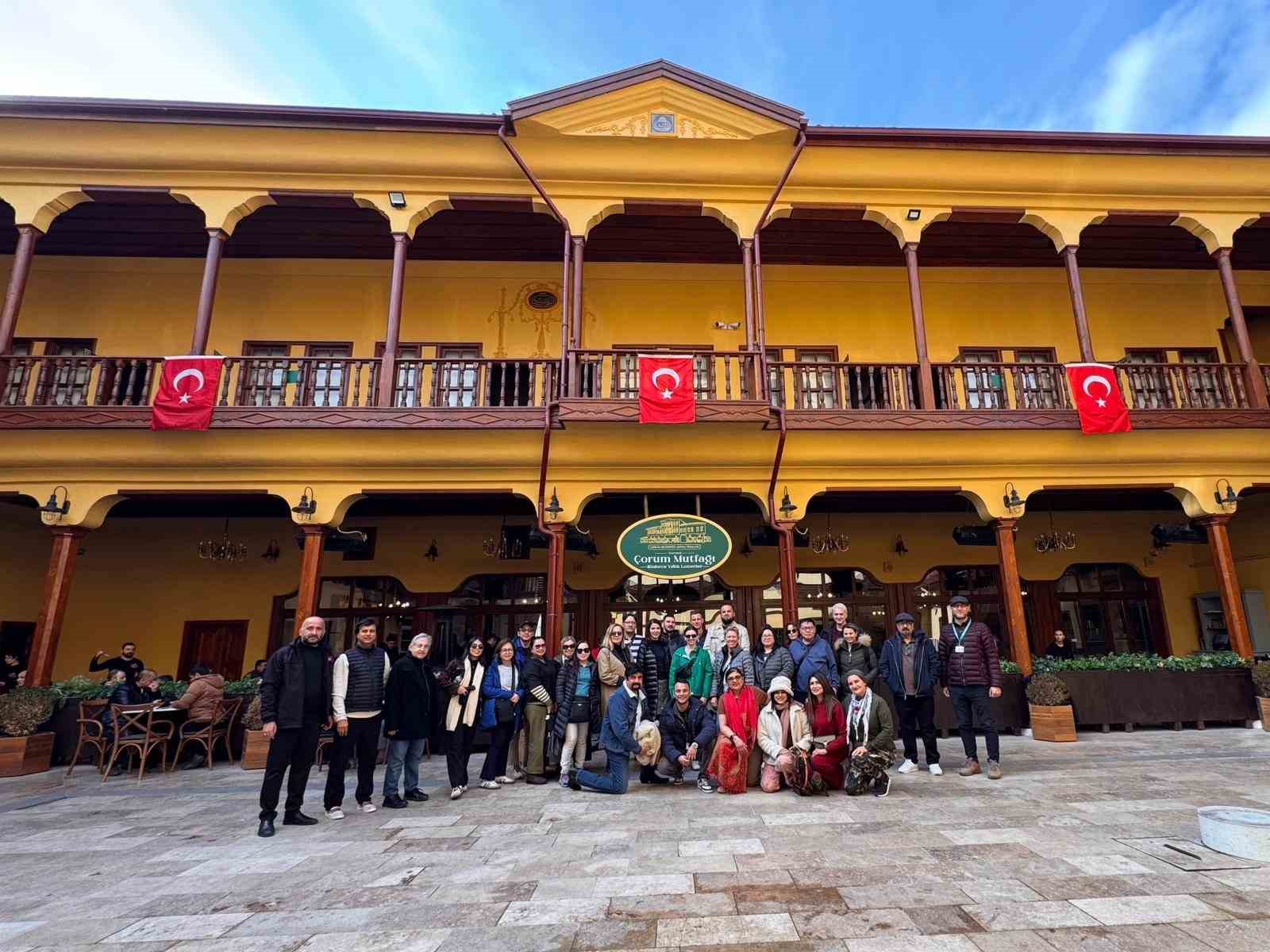 Turizmciler Çorum’a hayran kaldı
