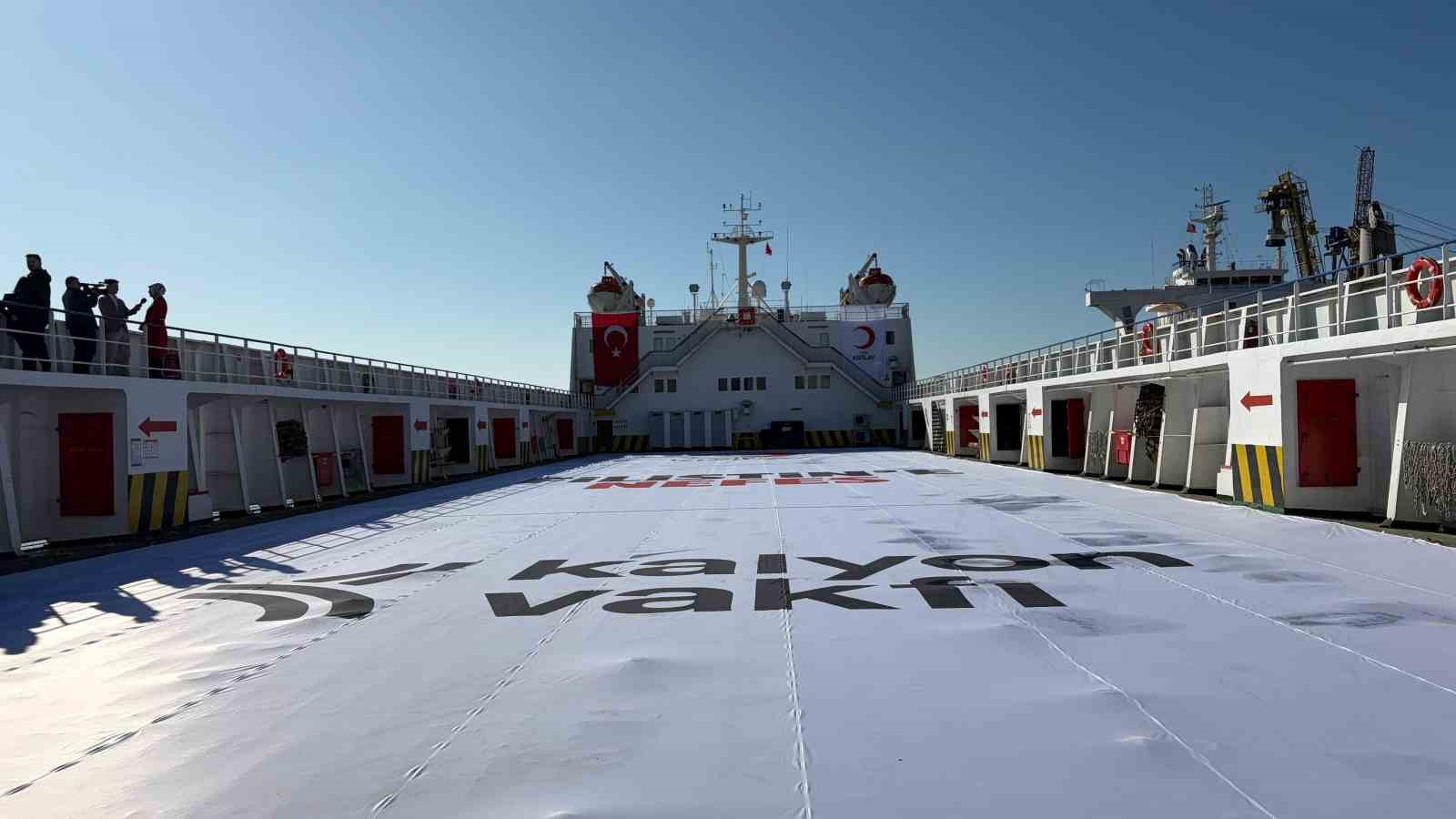 Türk Kızılay’ın ‘İyilik Gemisi’ Ramazan’ın ilk gününde Gazze’ye uğurlandı
Türk Kızılay’ın ‘İyilik Gemisi’ Ramazan’ın ilk gününde Gazze’ye uğurlandı