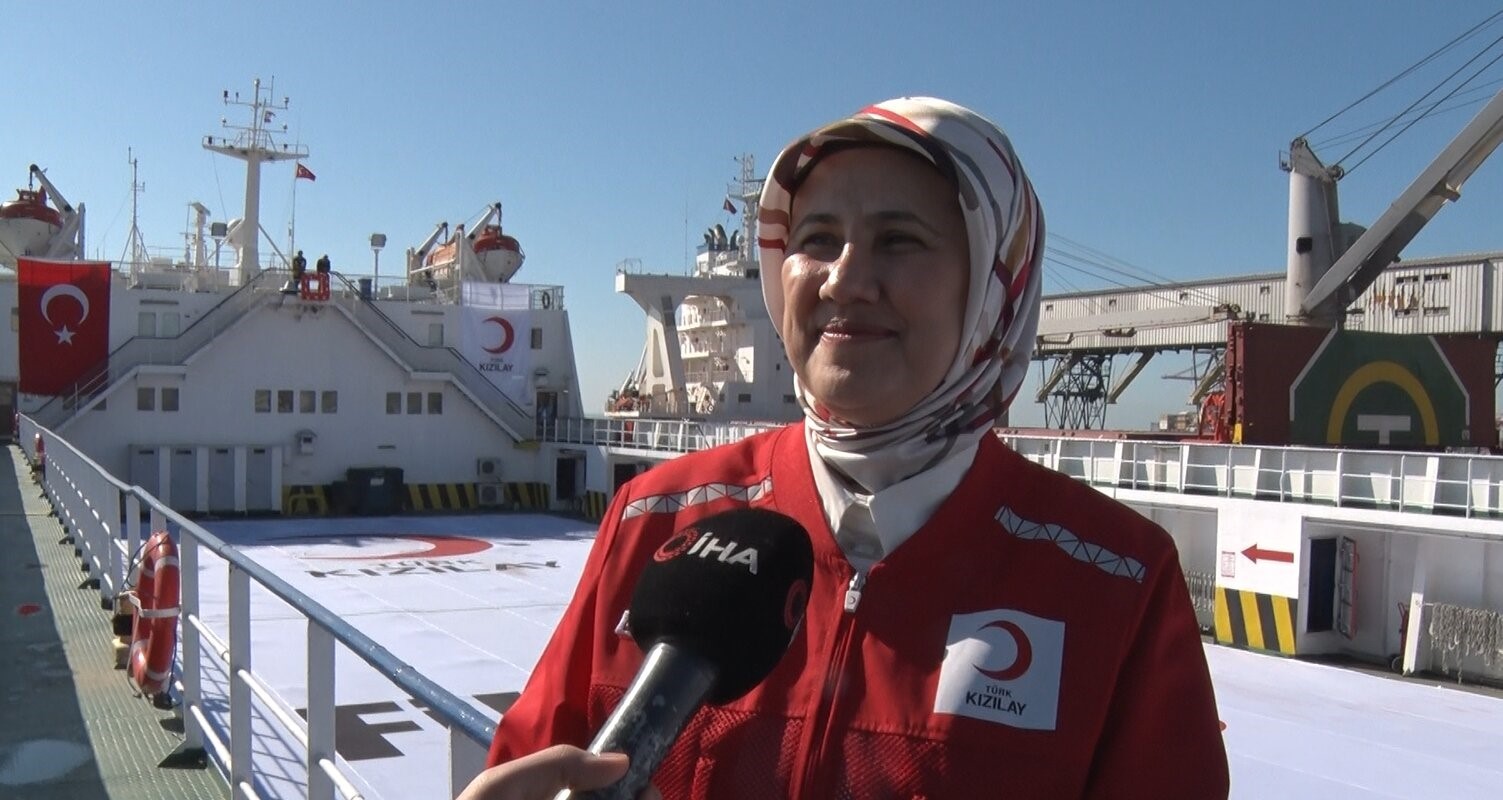 Türk Kızılay’ın ‘İyilik Gemisi’ Ramazan’ın ilk gününde Gazze’ye uğurlandı
Türk Kızılay’ın ‘İyilik Gemisi’ Ramazan’ın ilk gününde Gazze’ye uğurlandı