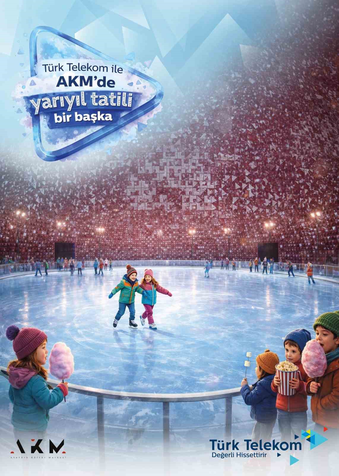 Türk Telekom, yarıyıl tatilini AKM’de eğlenceye dönüştürüyor
