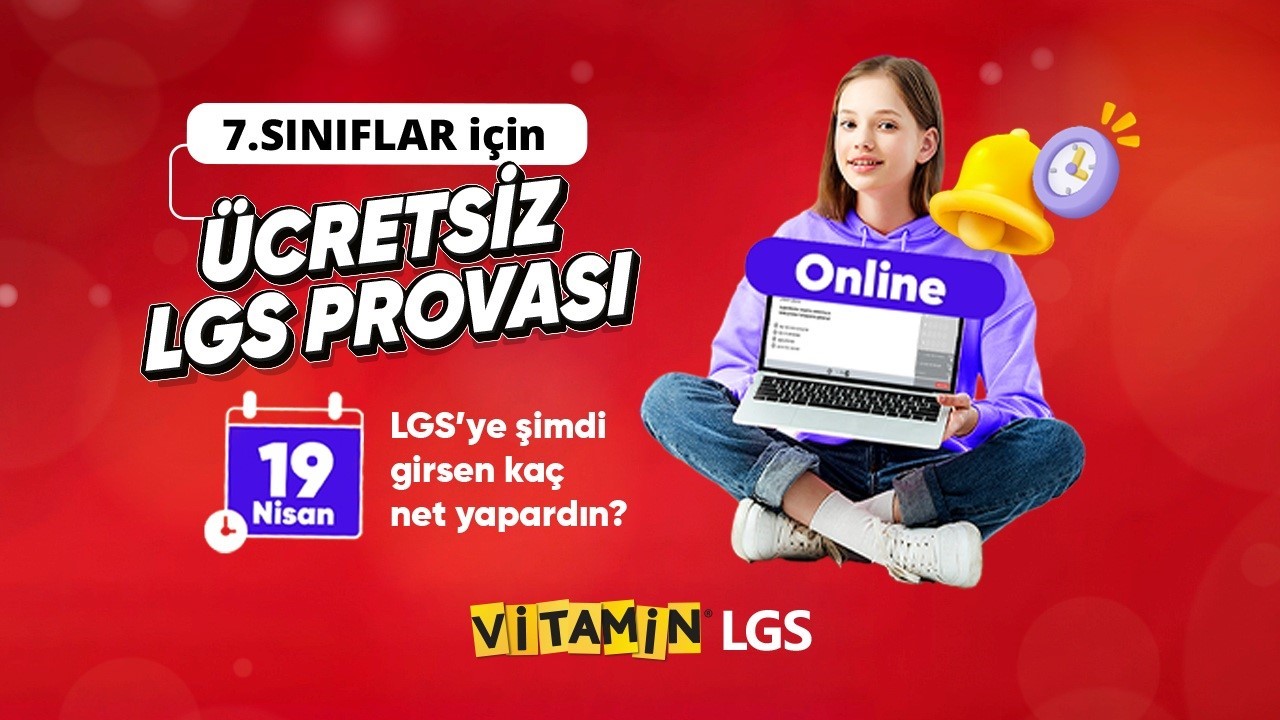 Türk Telekom’dan 7. sınıf öğrencilerine ücretsiz sınav
Türk Telekom’dan 7. sınıf öğrencilerine ücretsiz sınav