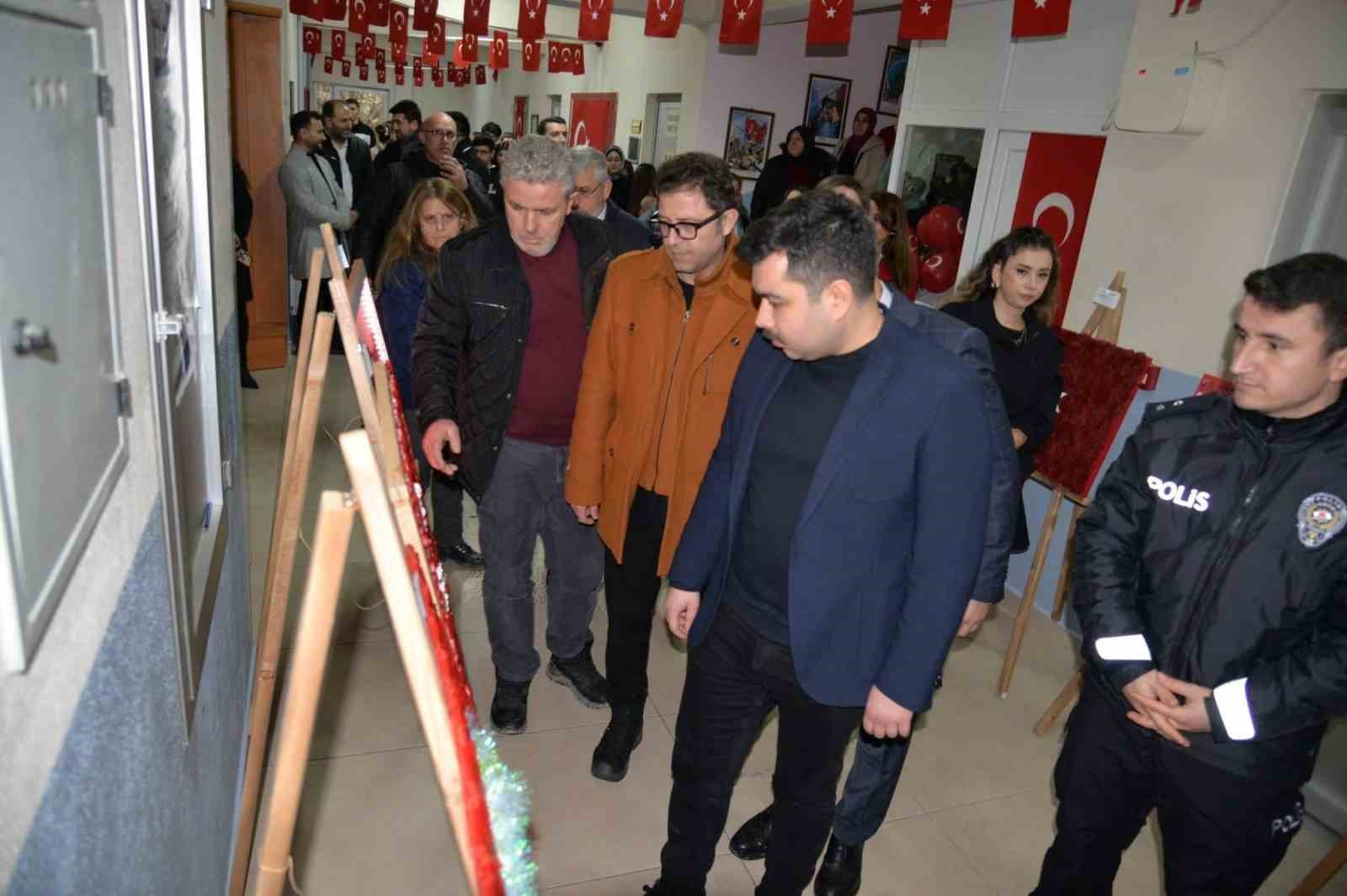 Türkeli’de bayrak sevgisi sanatla buluştu
