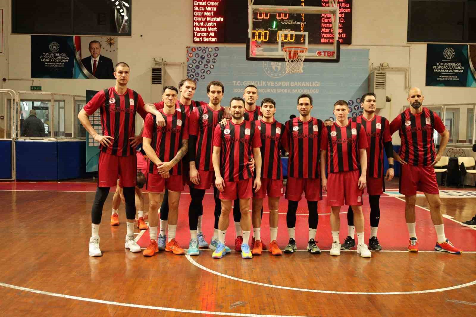 Türkiye Basketbol Ligi: Kocaeli BŞB Kağıtspor: 69 - Gaziantep Basketbol: 75
