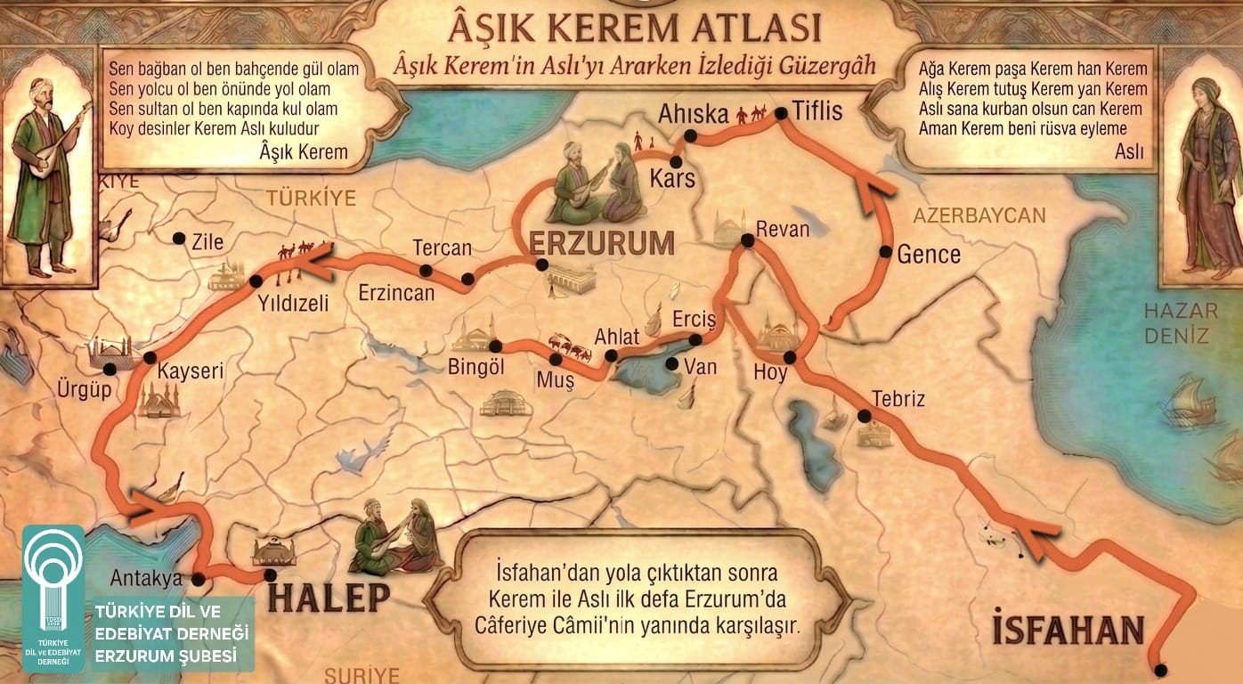 Türkiye Dil Ve Edebiyat Derneği’nden Erzurum’a üç kültür atlası
