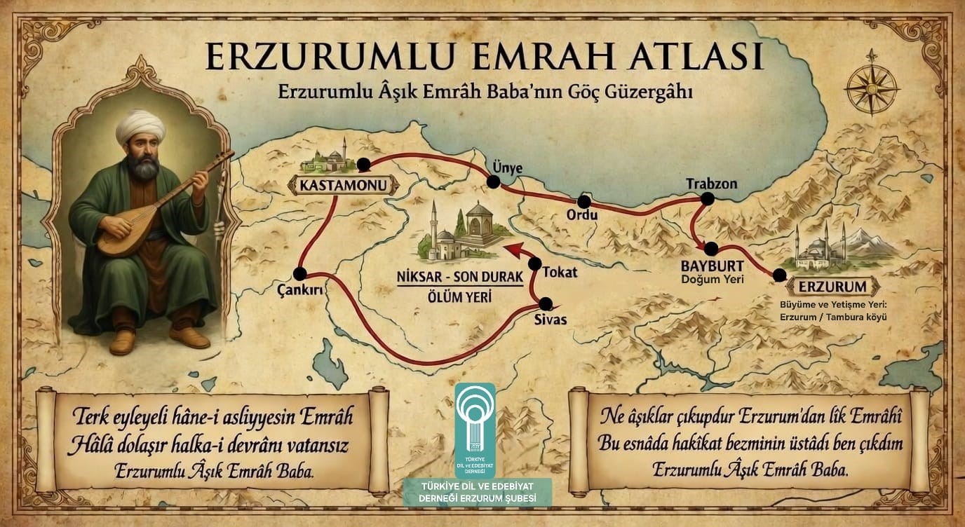 Türkiye Dil Ve Edebiyat Derneği’nden Erzurum’a üç kültür atlası
