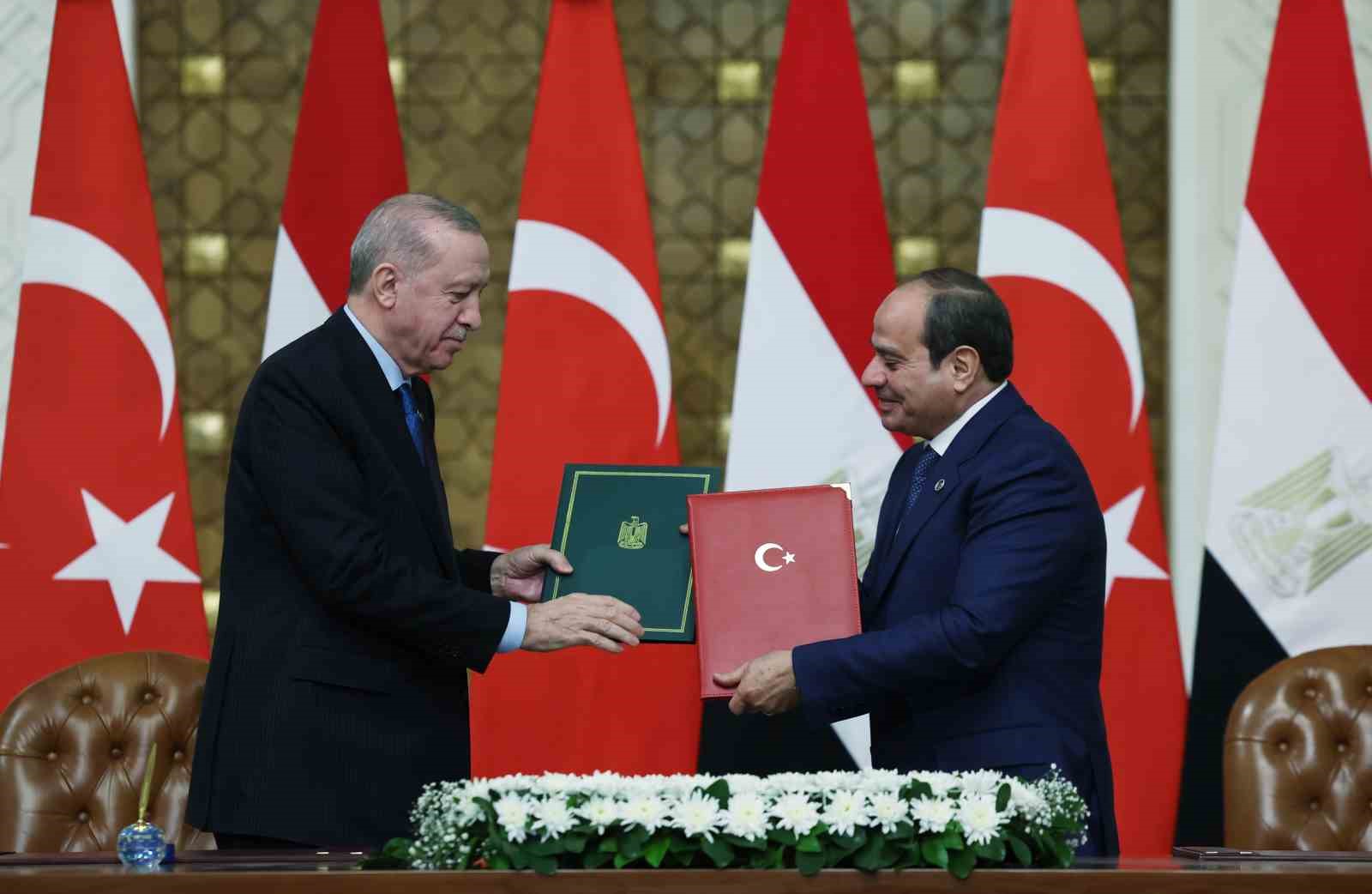 Türkiye ile Mısır arasında 7 anlaşma imzalandı
