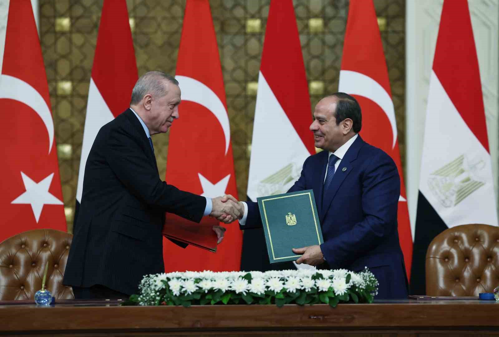 Türkiye ile Mısır arasında 7 anlaşma imzalandı
