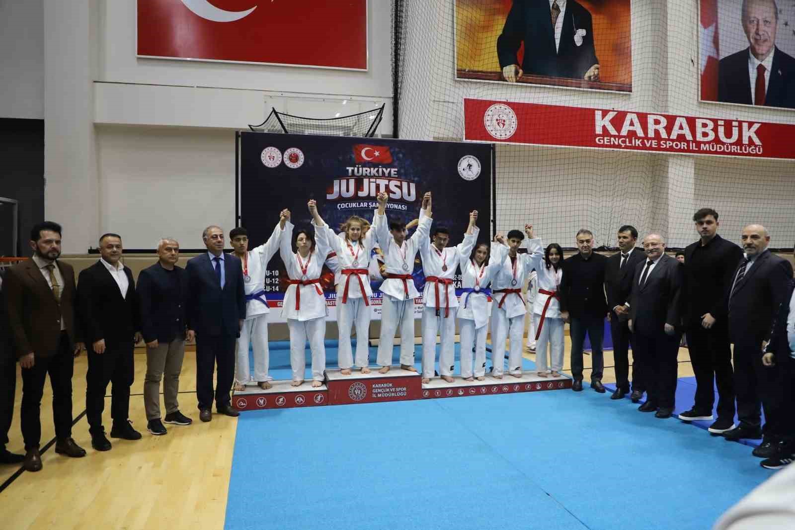 Türkiye Ju Jitsu Çocuklar Şampiyonası Karabük’te sona erdi
