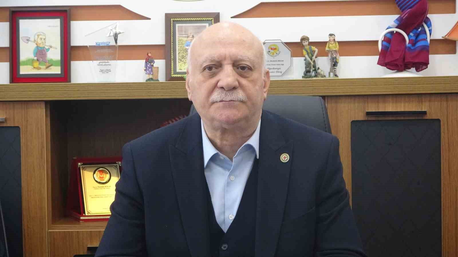 Türkiye Ziraat Odaları Birliği Genel Başkanı Şemsi Bayraktar:
