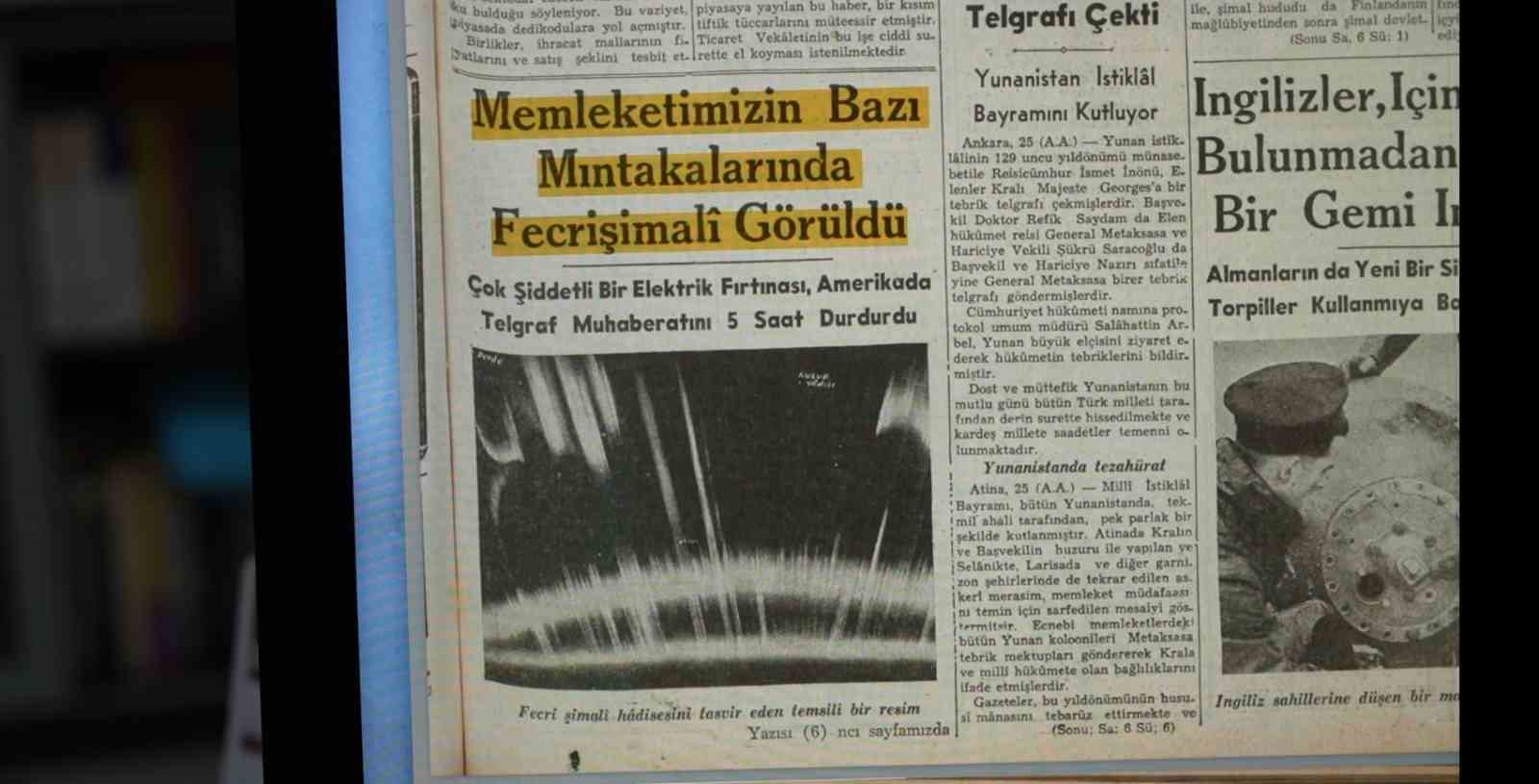 Türkiye’de görülen kuzey ışıkları ilk kez kitaplaştırıldı
