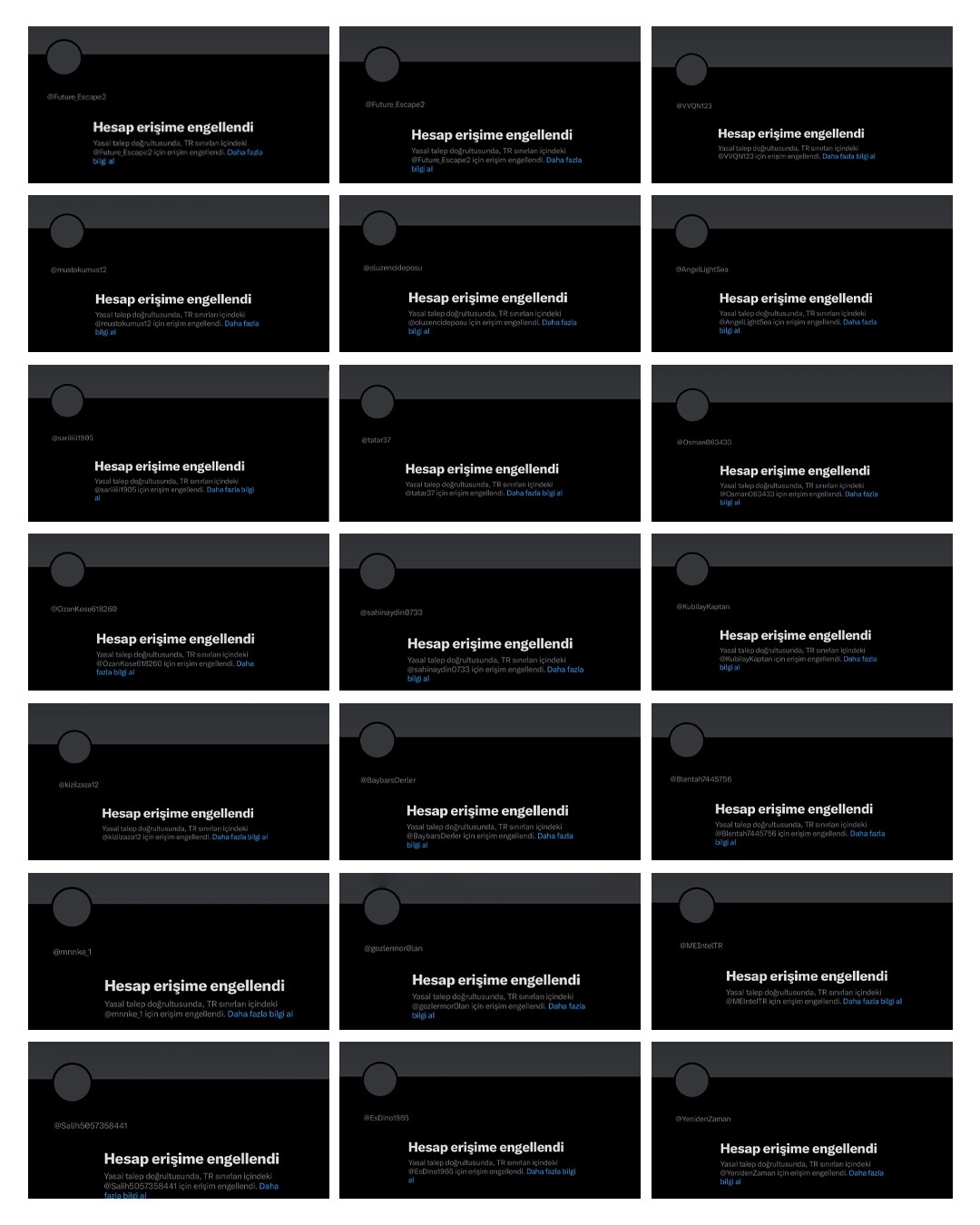 Türkiye’yi hedef alan 21 sosyal medya hesabına daha erişim engeli
Türkiye’yi hedef alan 21 sosyal medya hesabına daha erişim engeli