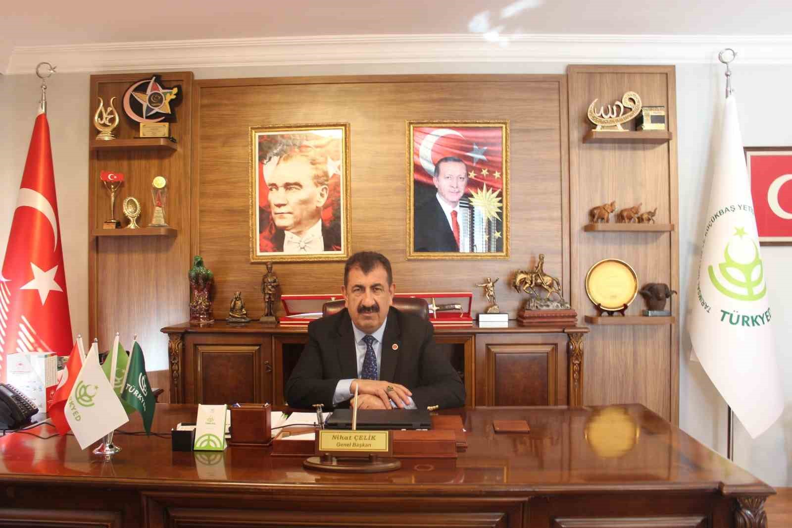 TÜRKYED Genel Başkanı Çelik: "Hayvan sayımızdaki yüzde 5,4’lük artış memnuniyet vericidir"
