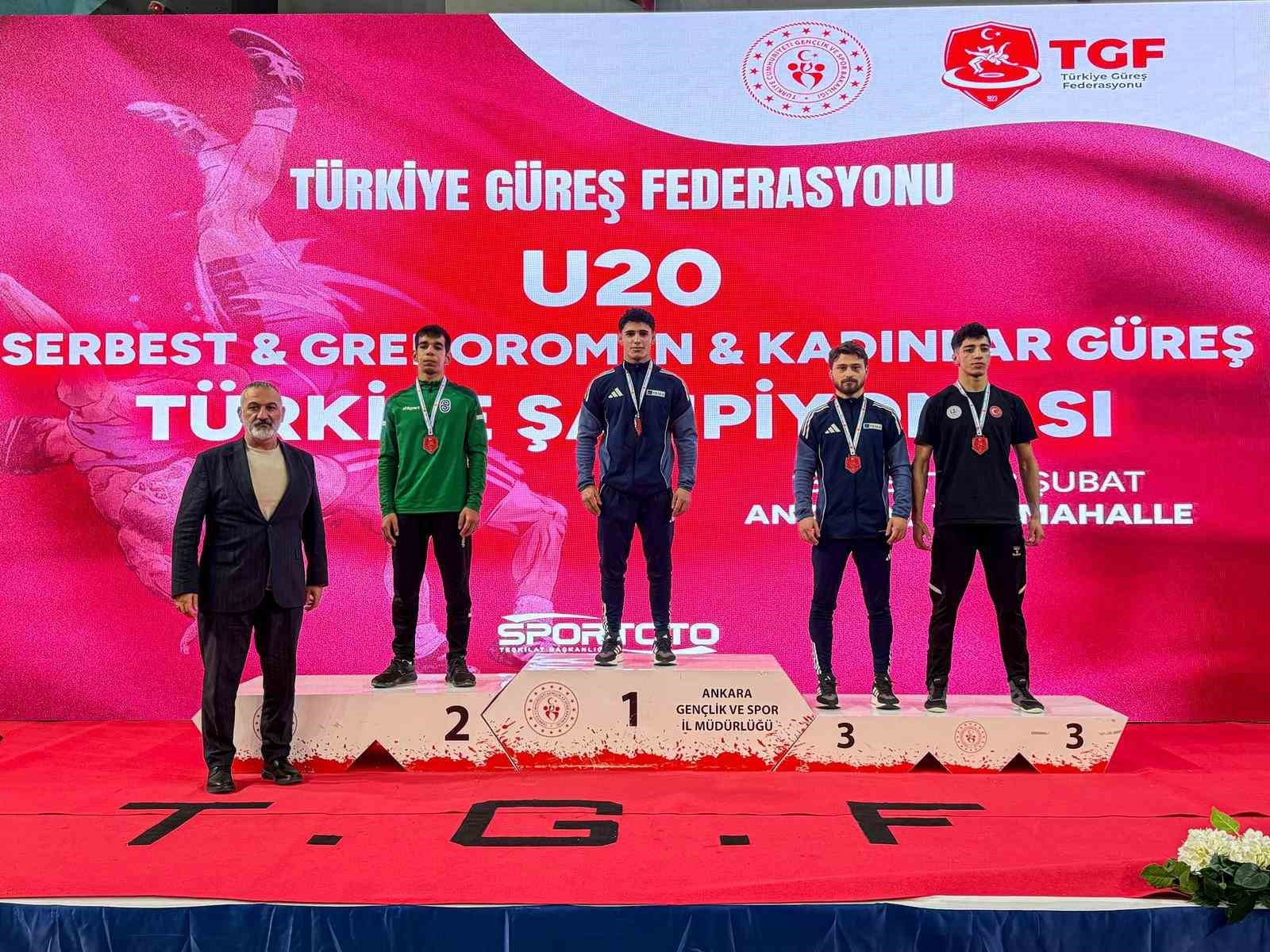 U20 Grekoromen Güreş Türkiye Şampiyonası’nda ikinci gün tamamlandı
