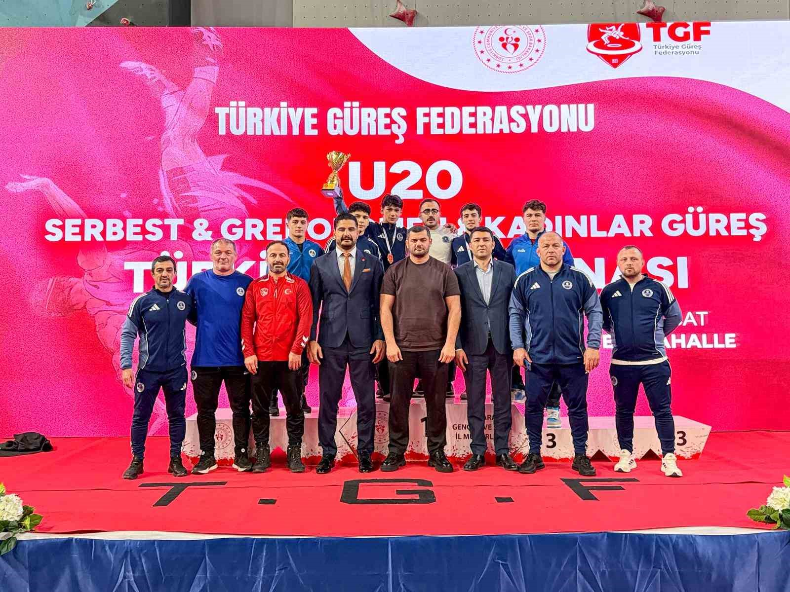 U20 Serbest Güreş Türkiye Şampiyonası sona erdi
