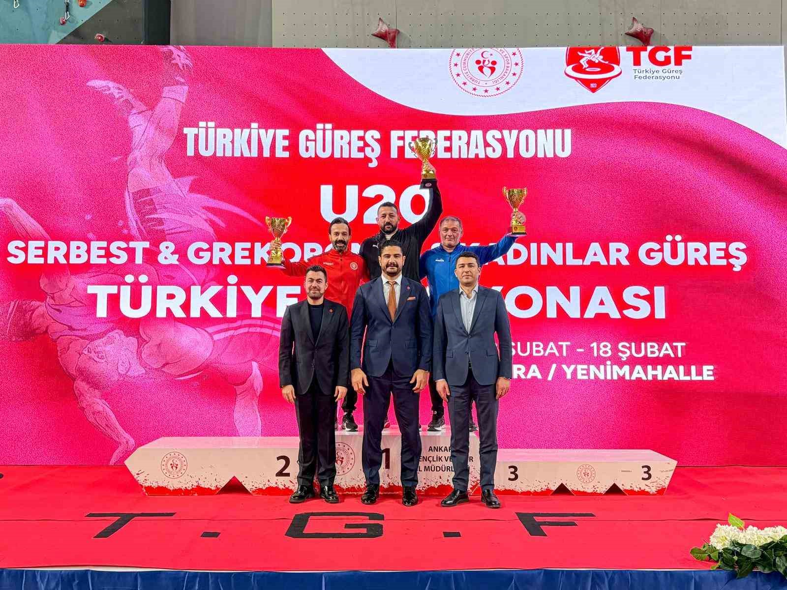 U20 Serbest Güreş Türkiye Şampiyonası sona erdi
