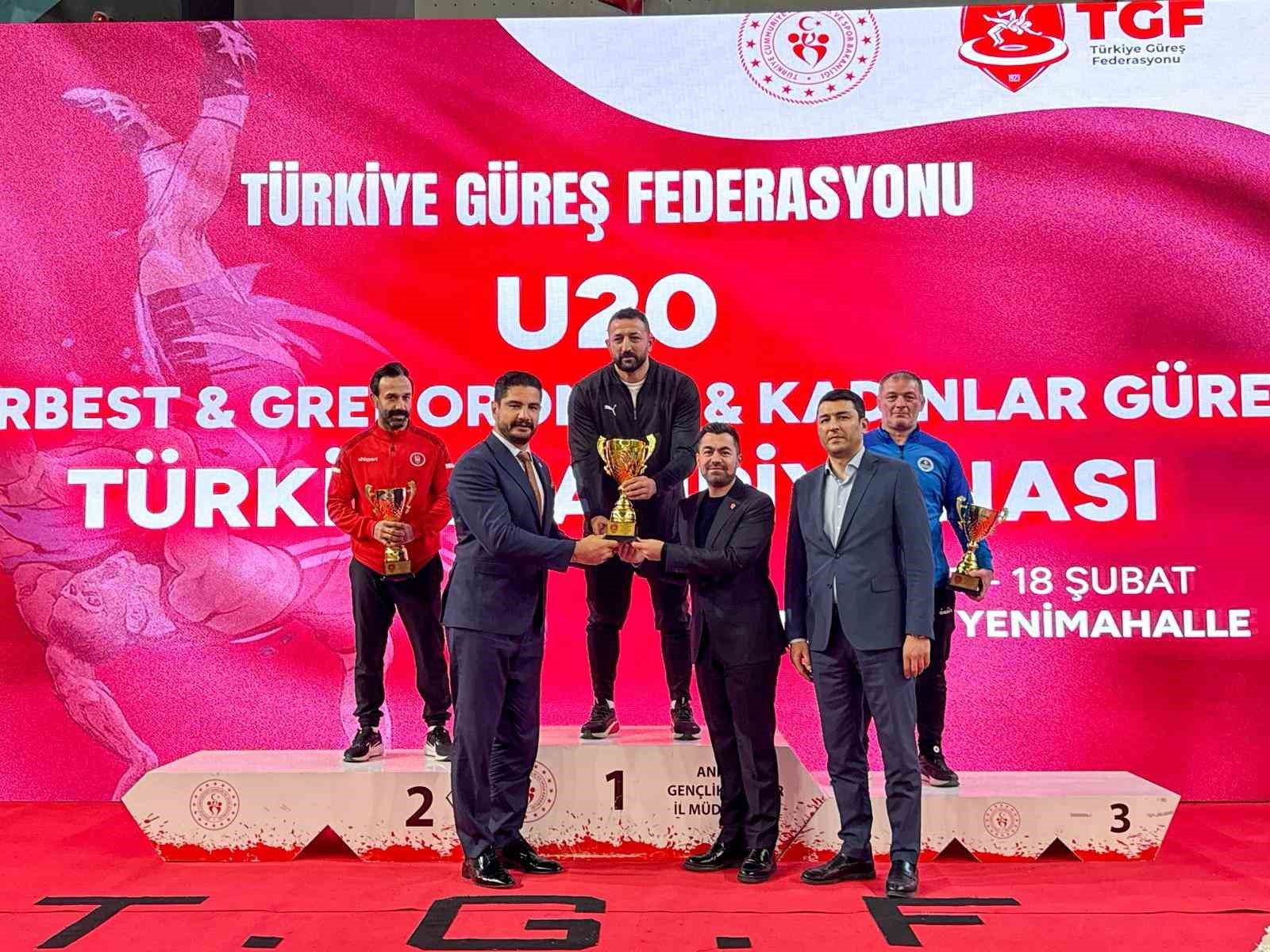 U20 Serbest Güreş Türkiye Şampiyonası sona erdi
