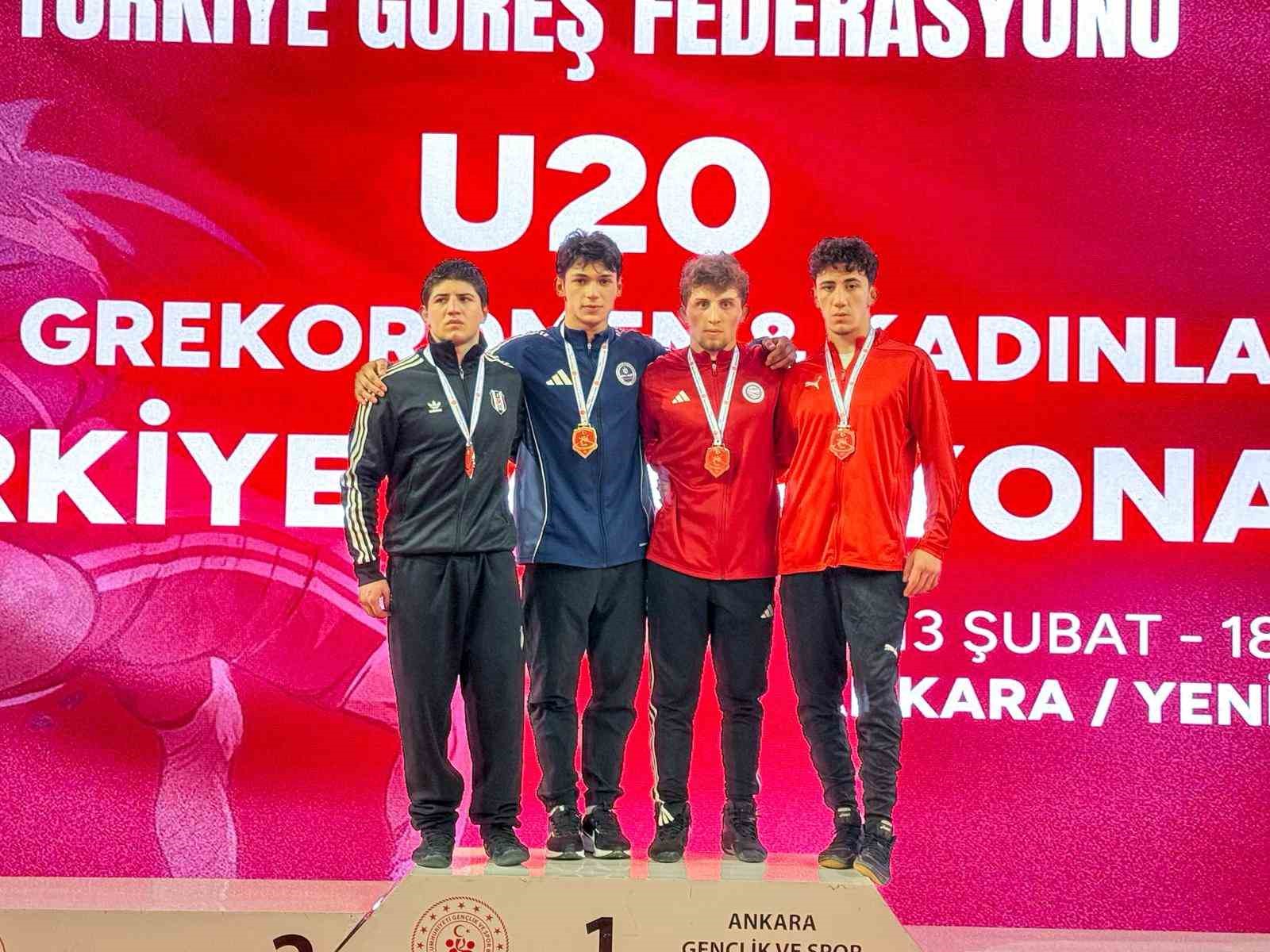 U20 Serbest Güreş Türkiye Şampiyonası sona erdi
