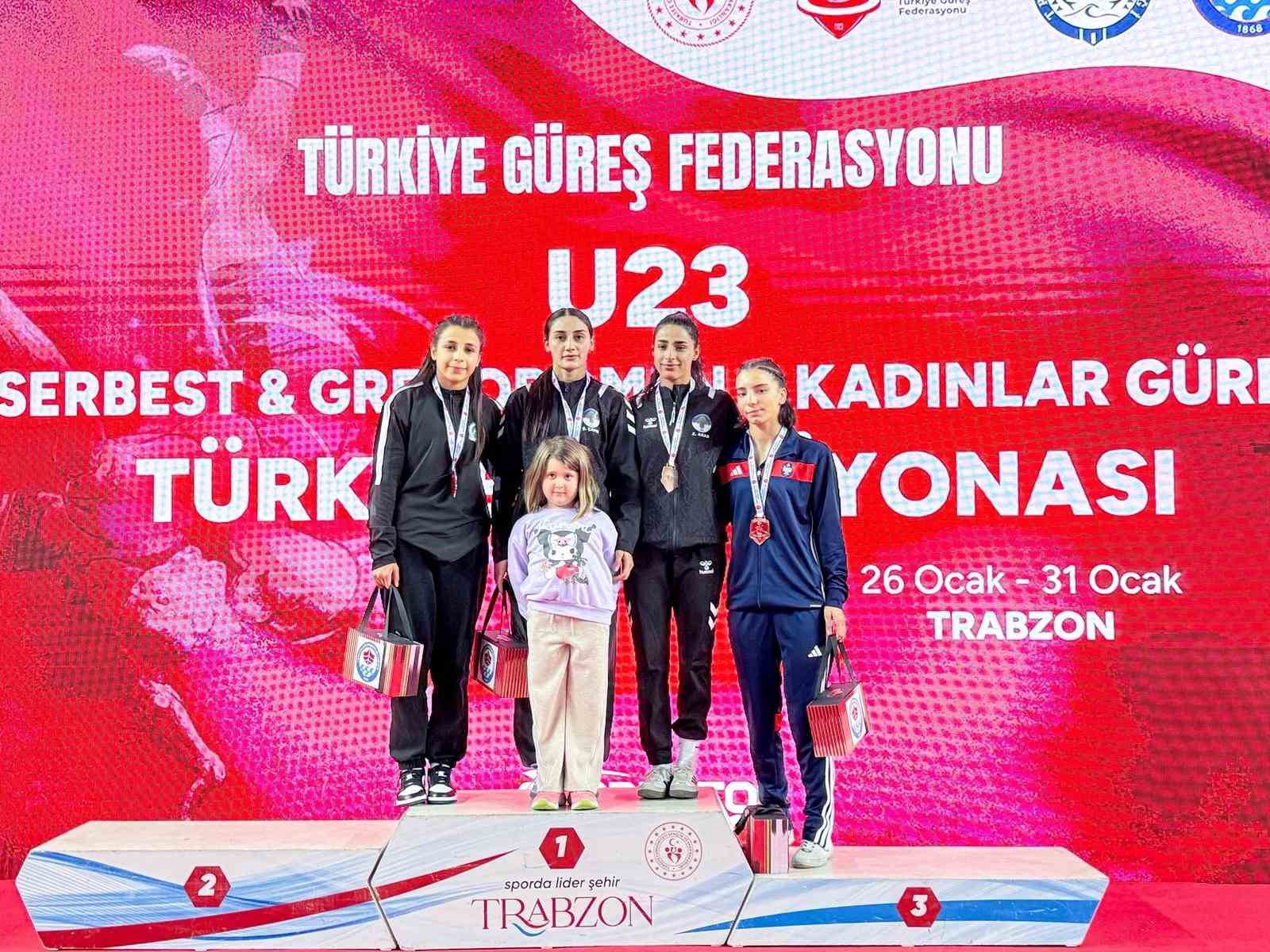 U23 Türkiye Kadınlar Güreş Şampiyonası sona erdi
