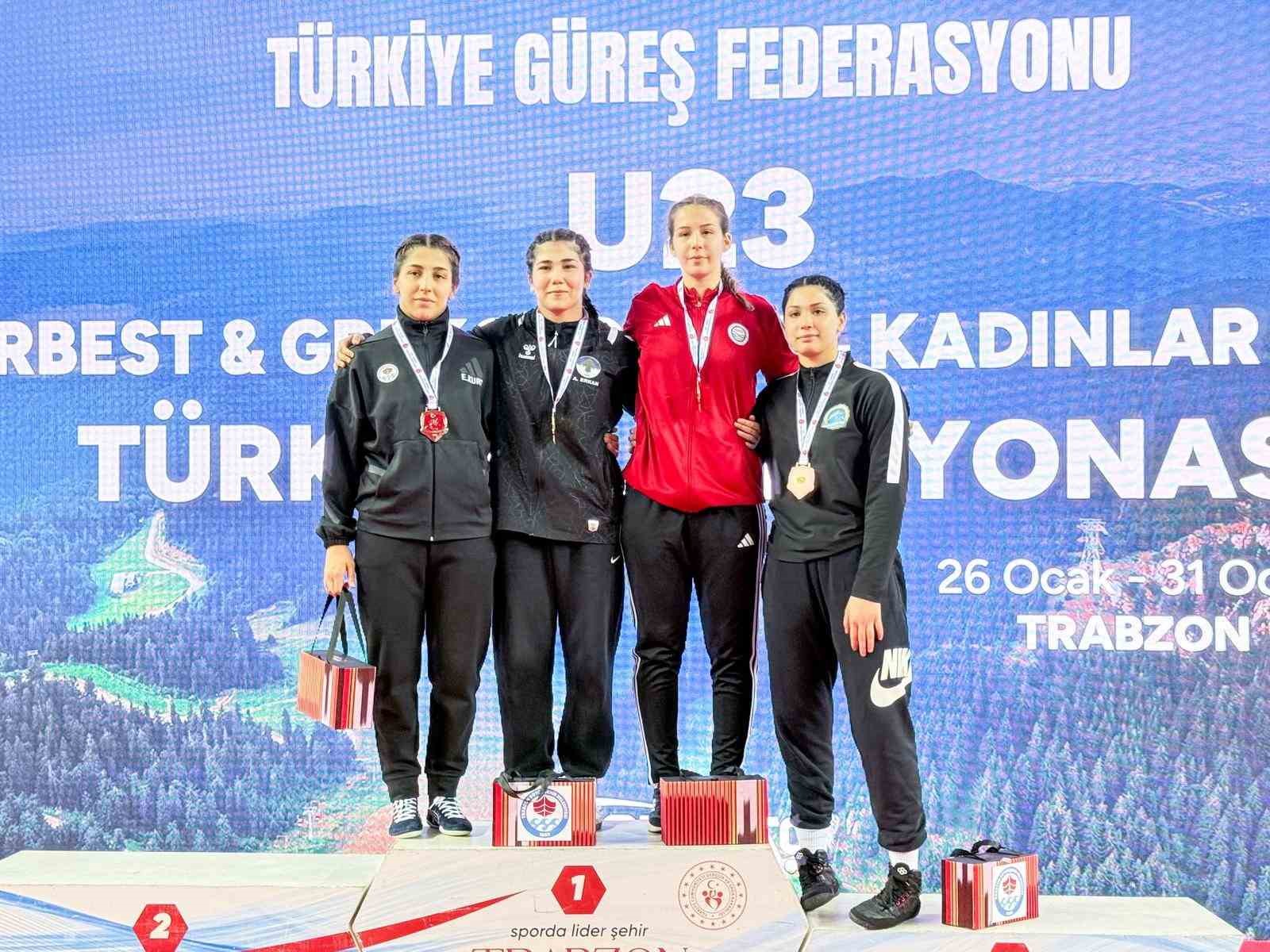 U23 Türkiye Kadınlar Güreş Şampiyonası sona erdi
