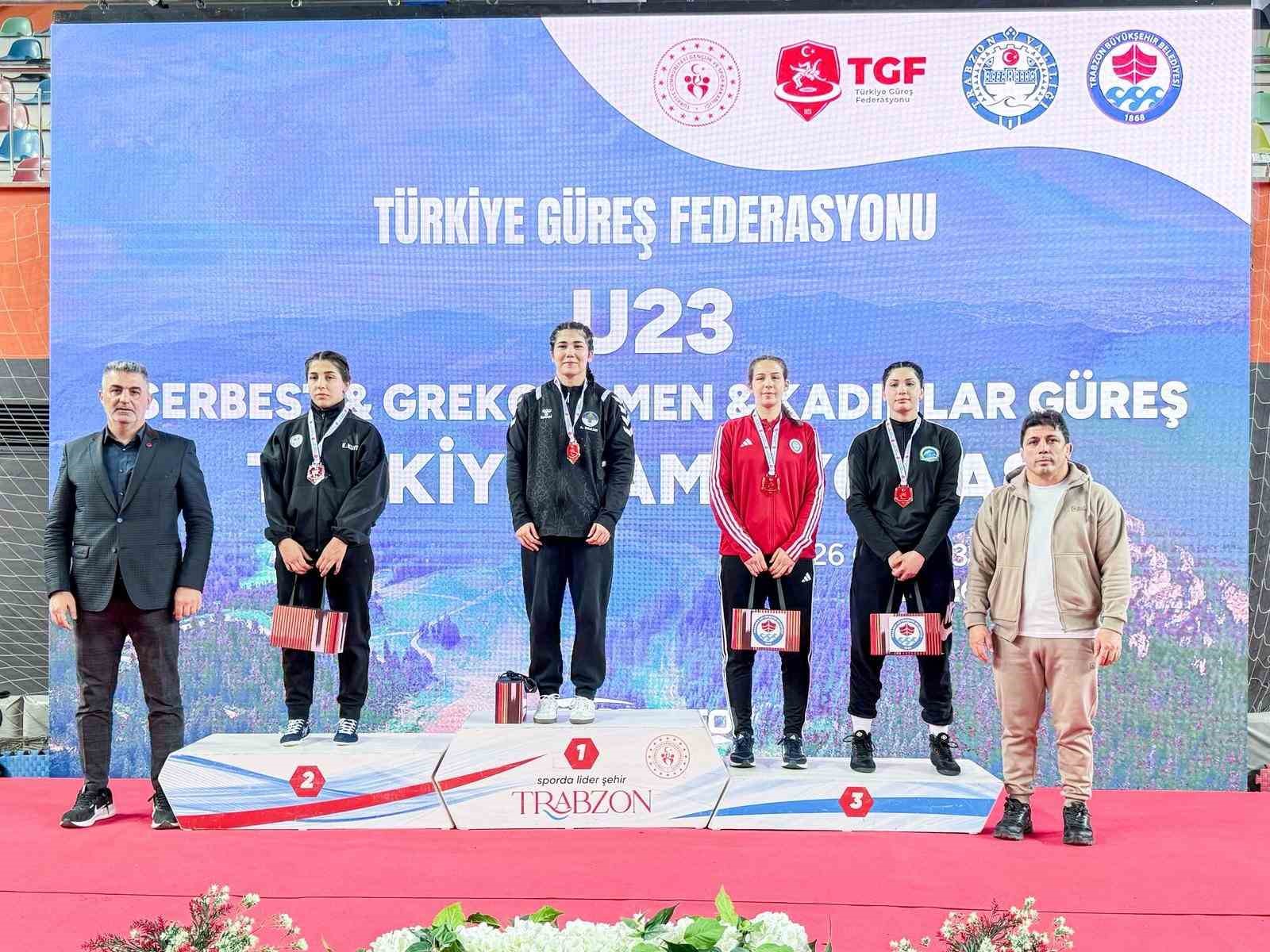U23 Türkiye Kadınlar Güreş Şampiyonası sona erdi
