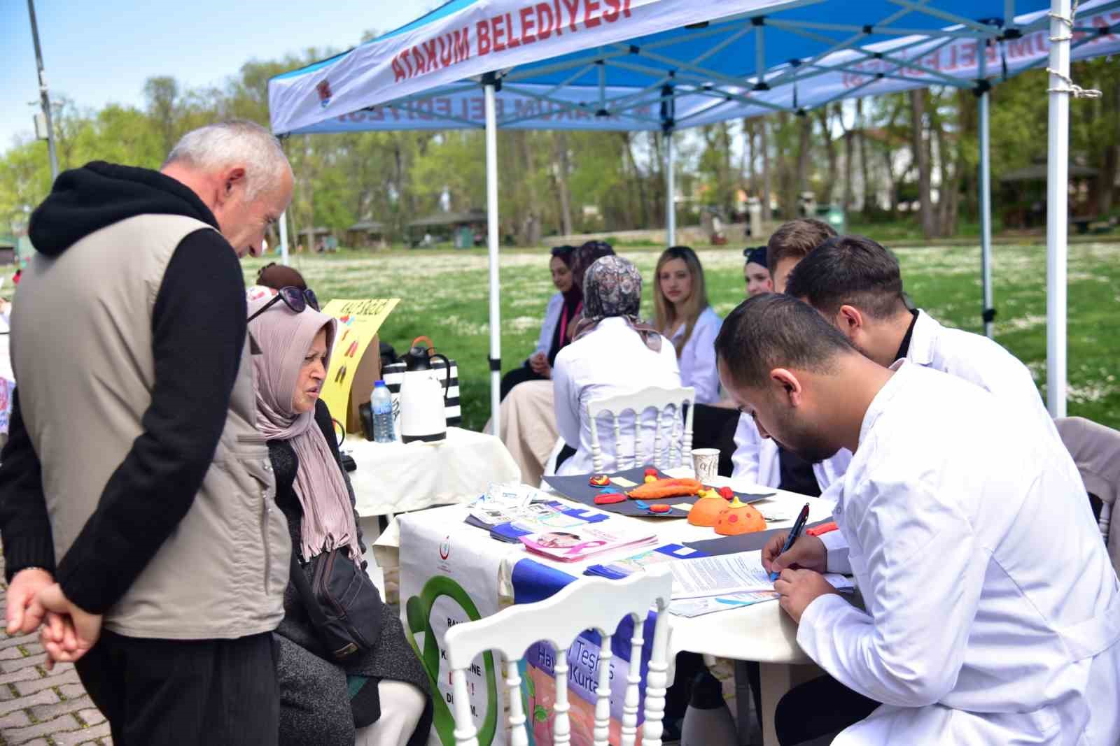 Ücretsiz sağlık tarama hizmeti Çakırlar Korusu’nda vatandaşlarla buluştu
