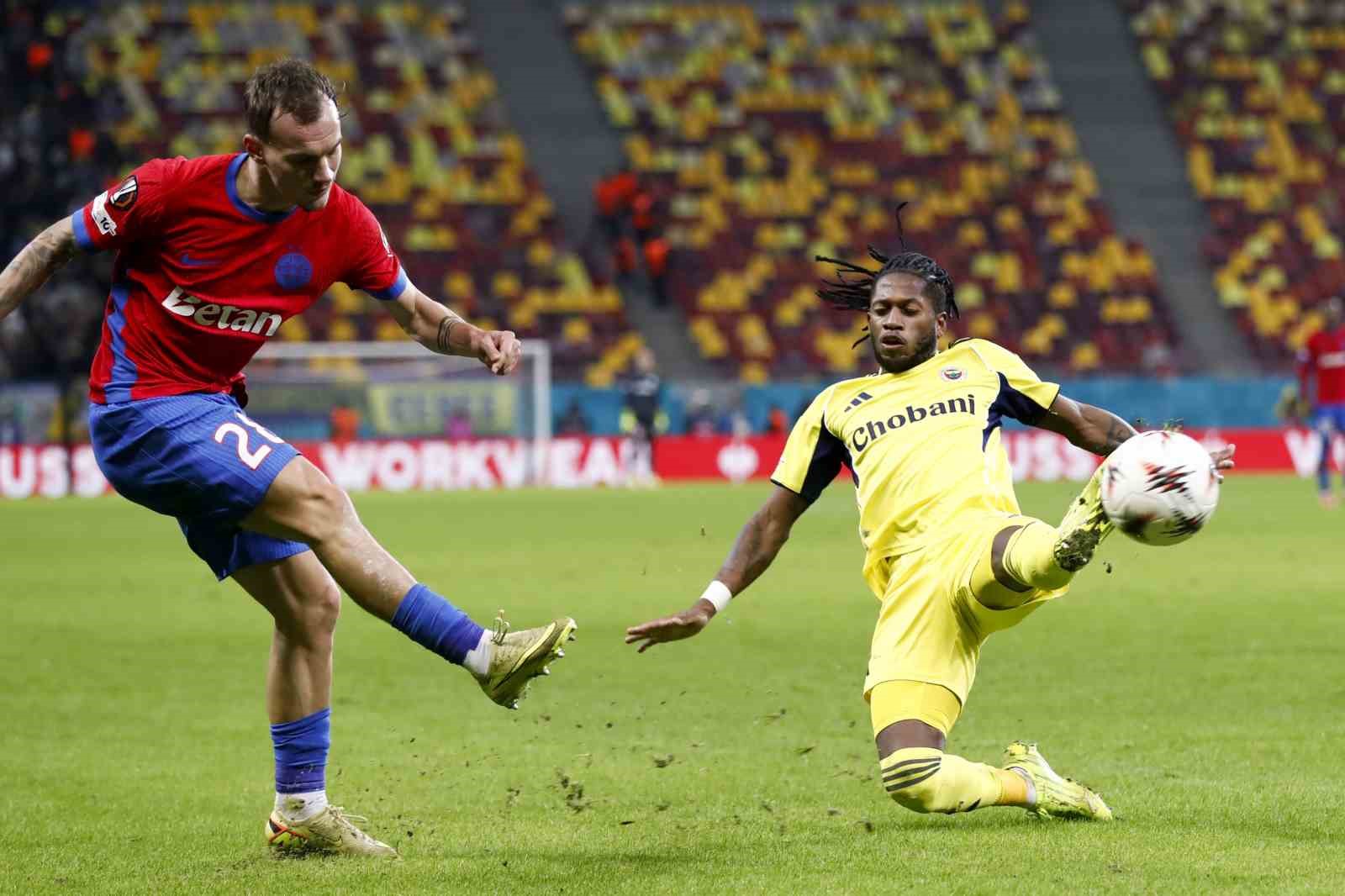 UEFA Avrupa Ligi: FCSB: 1 - Fenerbahçe: 1 (Maç sonucu)
