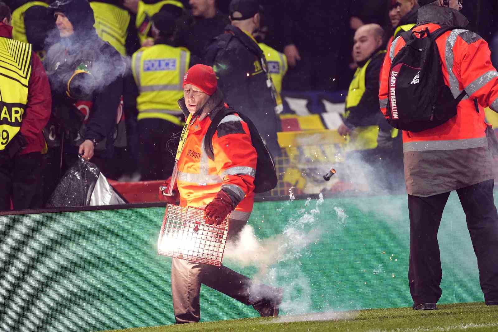 UEFA Avrupa Ligi: Nottingham Forest: 0 - Fenerbahçe: 1 (İlk yarı)
