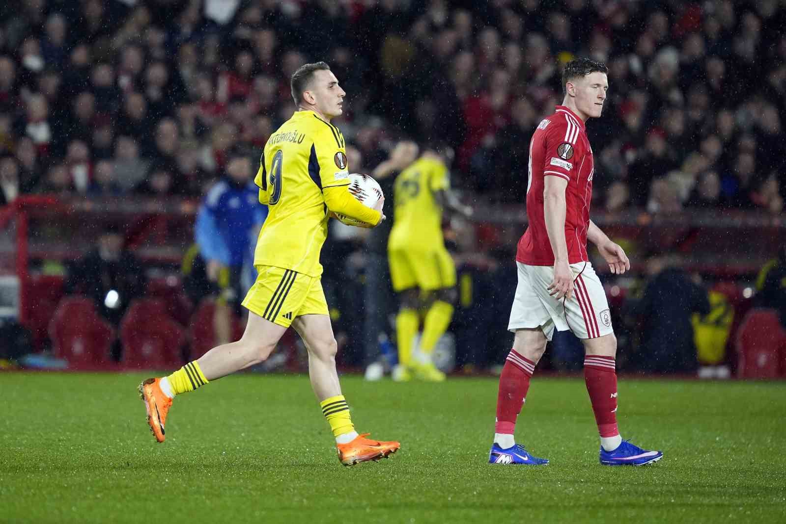 UEFA Avrupa Ligi: Nottingham Forest: 0 - Fenerbahçe: 1 (İlk yarı)
