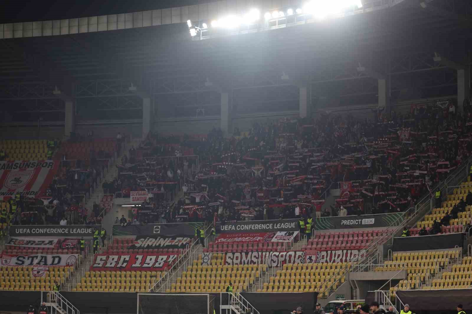 UEFA Konferans Ligi: KF Shkendija: 0 - Samsunspor: 0 (Maç devam ediyor)
