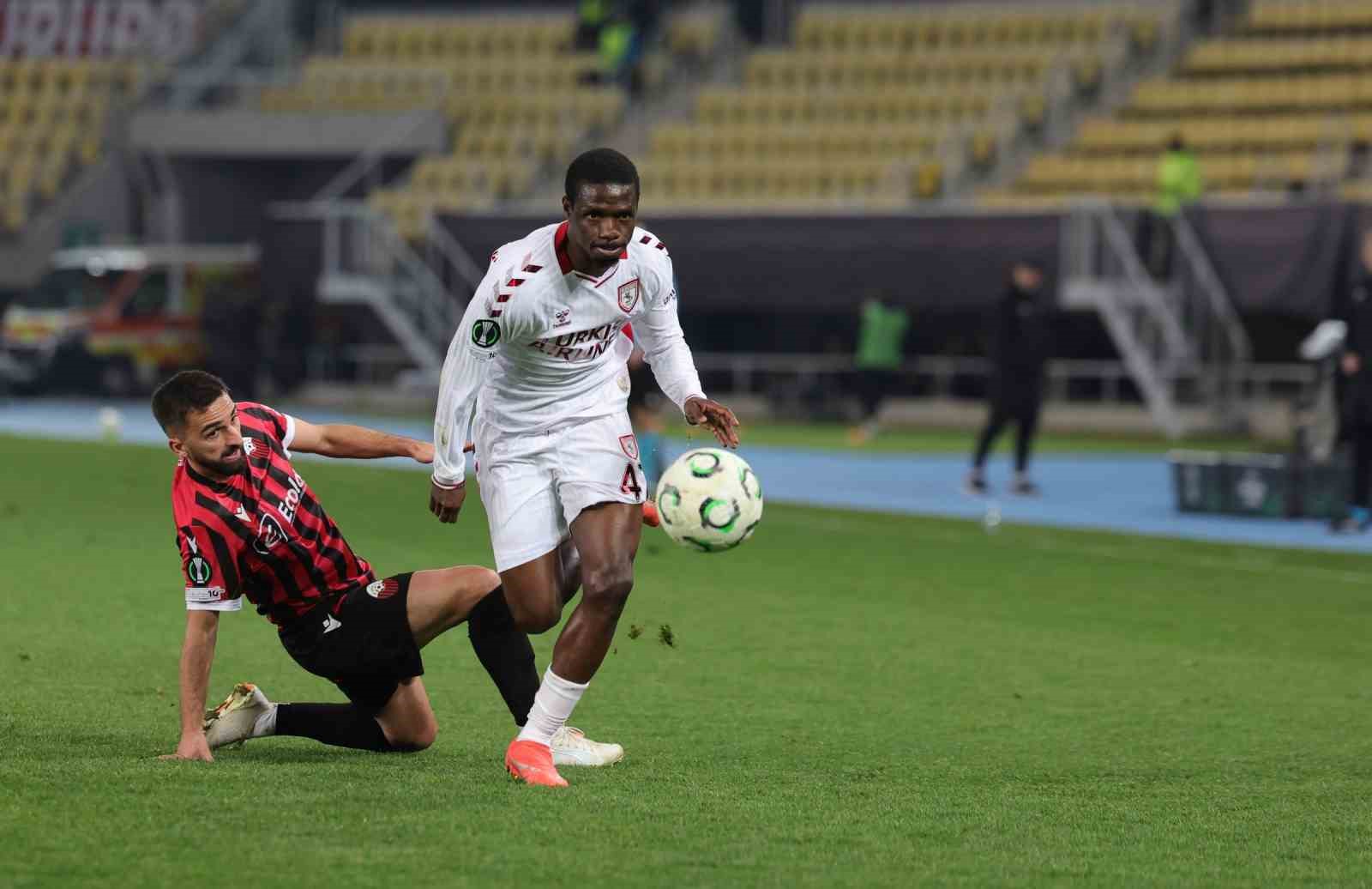 UEFA Konferans Ligi: KF Shkendija: 0 - Samsunspor: 1 (Maç sonucu)
