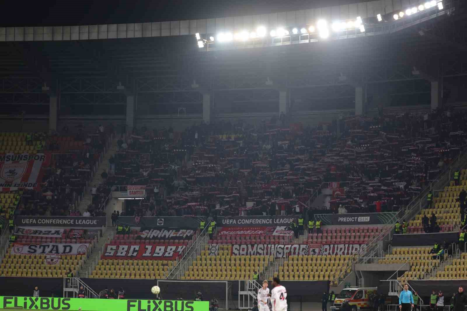 UEFA Konferans Ligi: KF Shkendija: 0 - Samsunspor: 1 (Maç sonucu)
