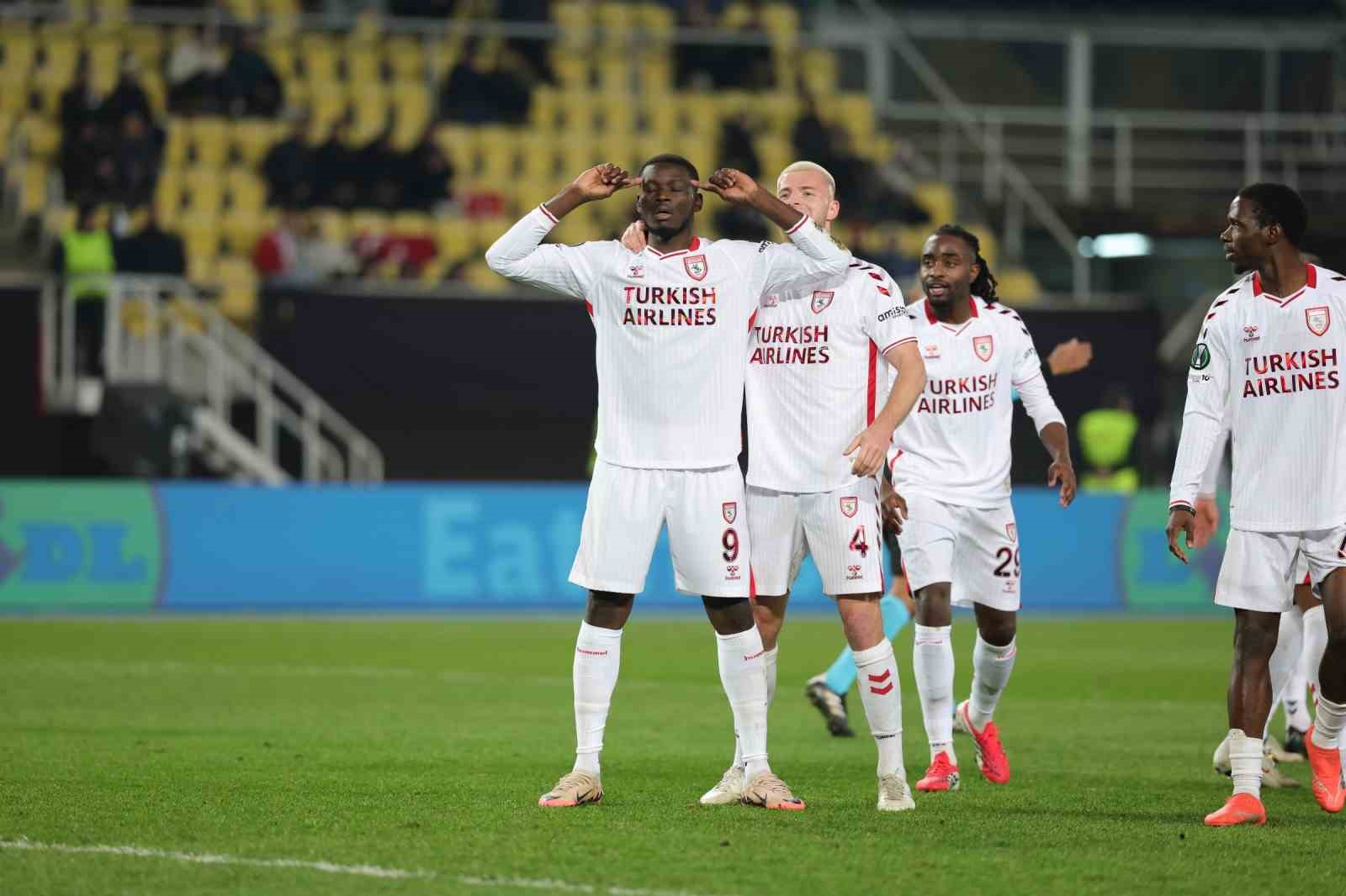 UEFA Konferans Ligi: KF Shkendija: 0 - Samsunspor: 1 (Maç sonucu)
