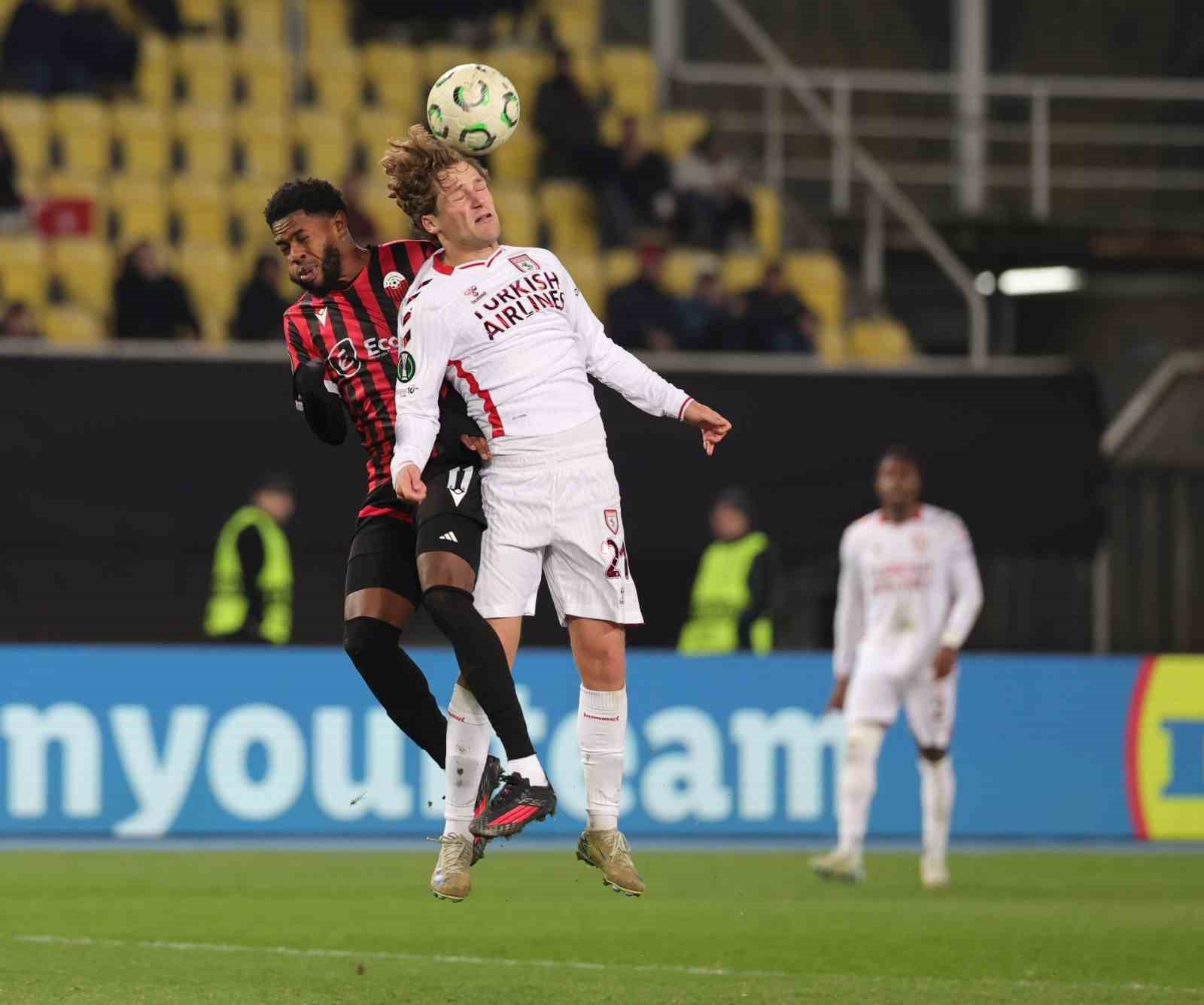 UEFA Konferans Ligi: KF Shkendija: 0 - Samsunspor: 1 (Maç sonucu)
