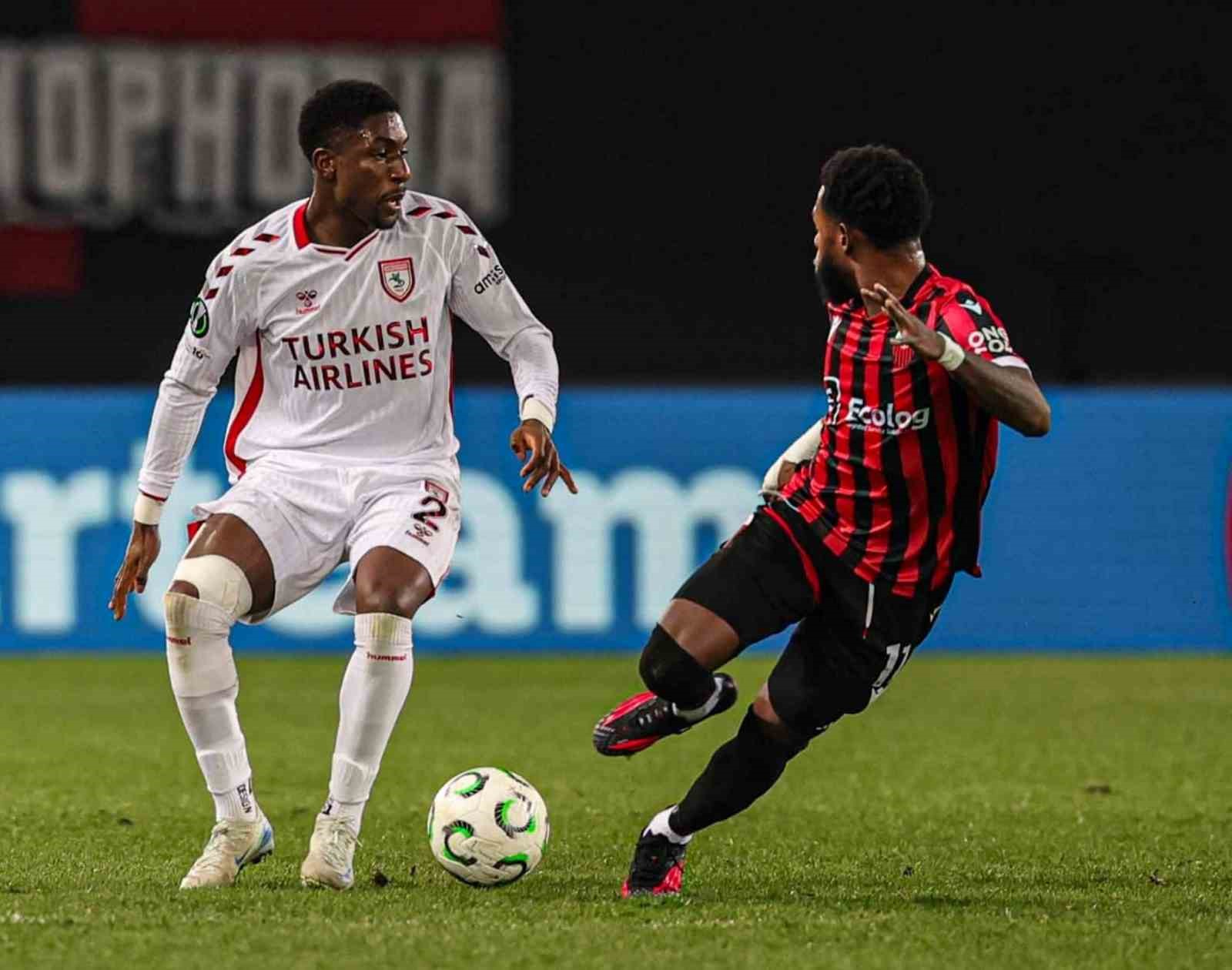 UEFA Konferans Ligi: KF Shkendija: 0 - Samsunspor: 1 (Maç sonucu)
