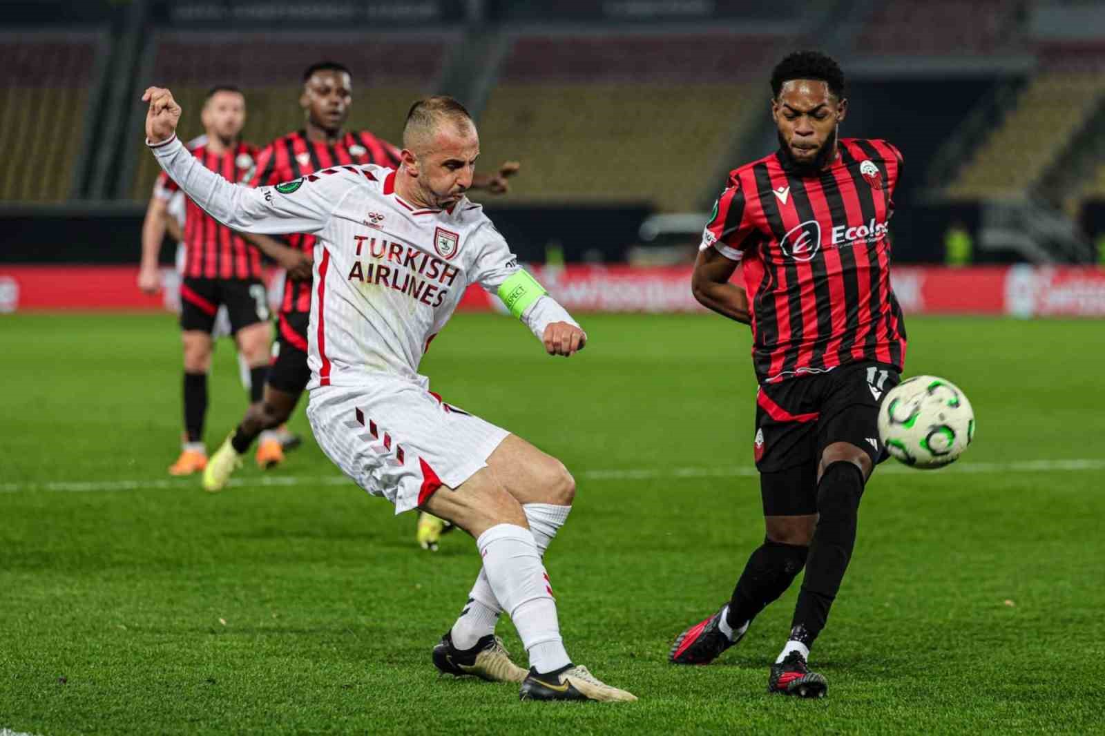 UEFA Konferans Ligi: KF Shkendija: 0 - Samsunspor: 1 (Maç sonucu)
